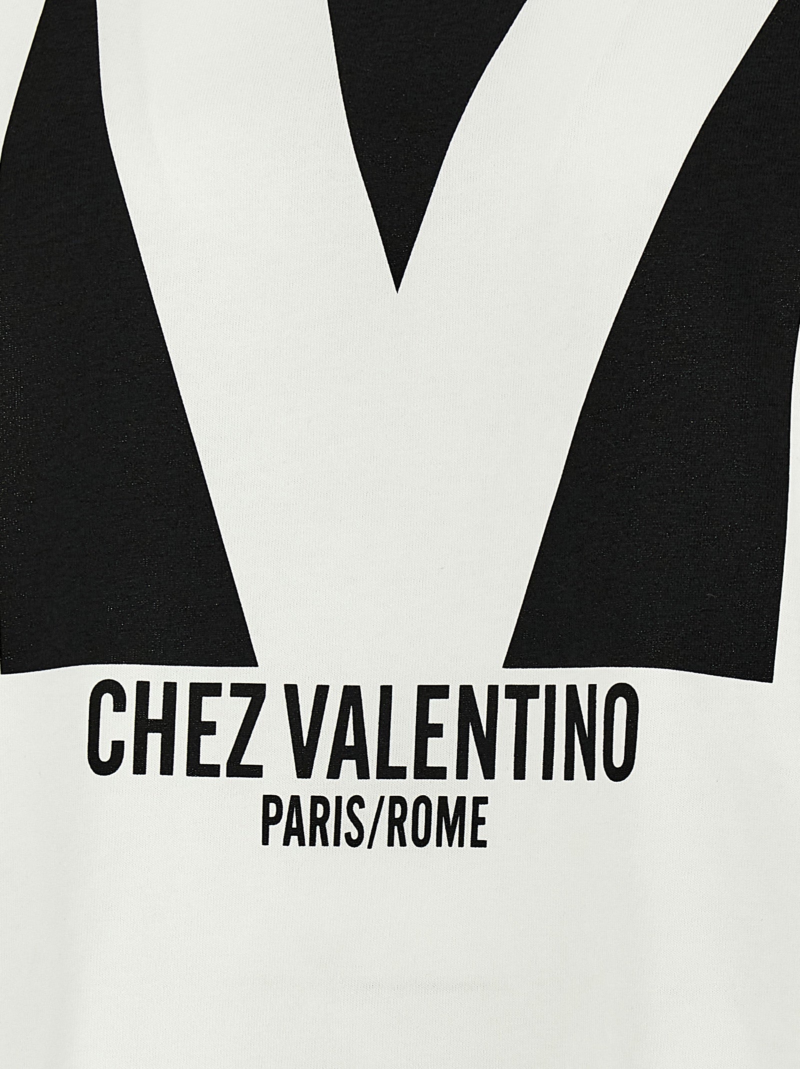 Valentino Garavani Weißes Baumwoll-T-Shirt