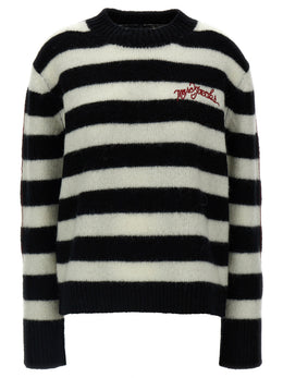 Marc Jacobs Zweifarbige Wollstrickjacke