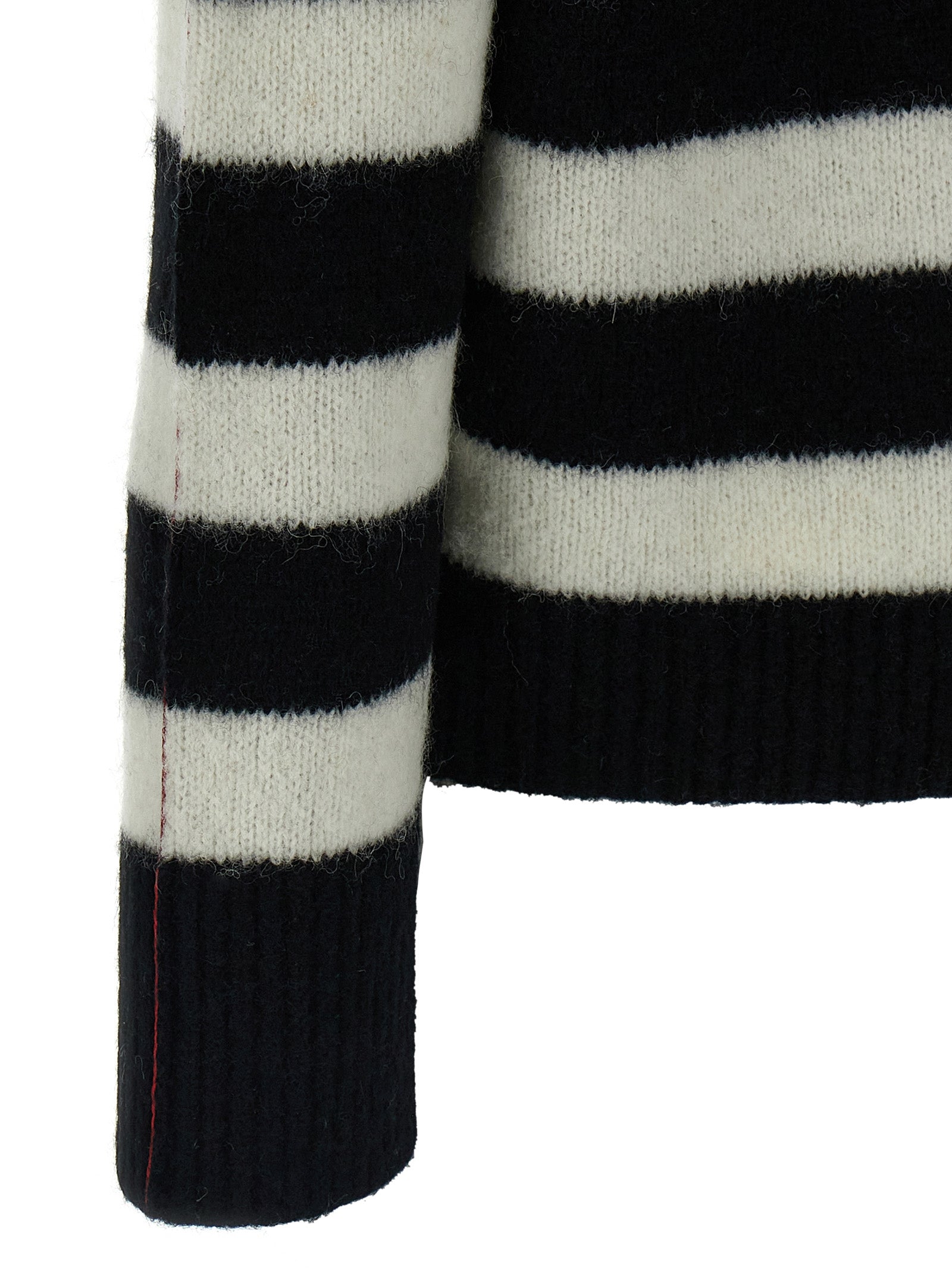 Marc Jacobs Zweifarbige Wollstrickjacke