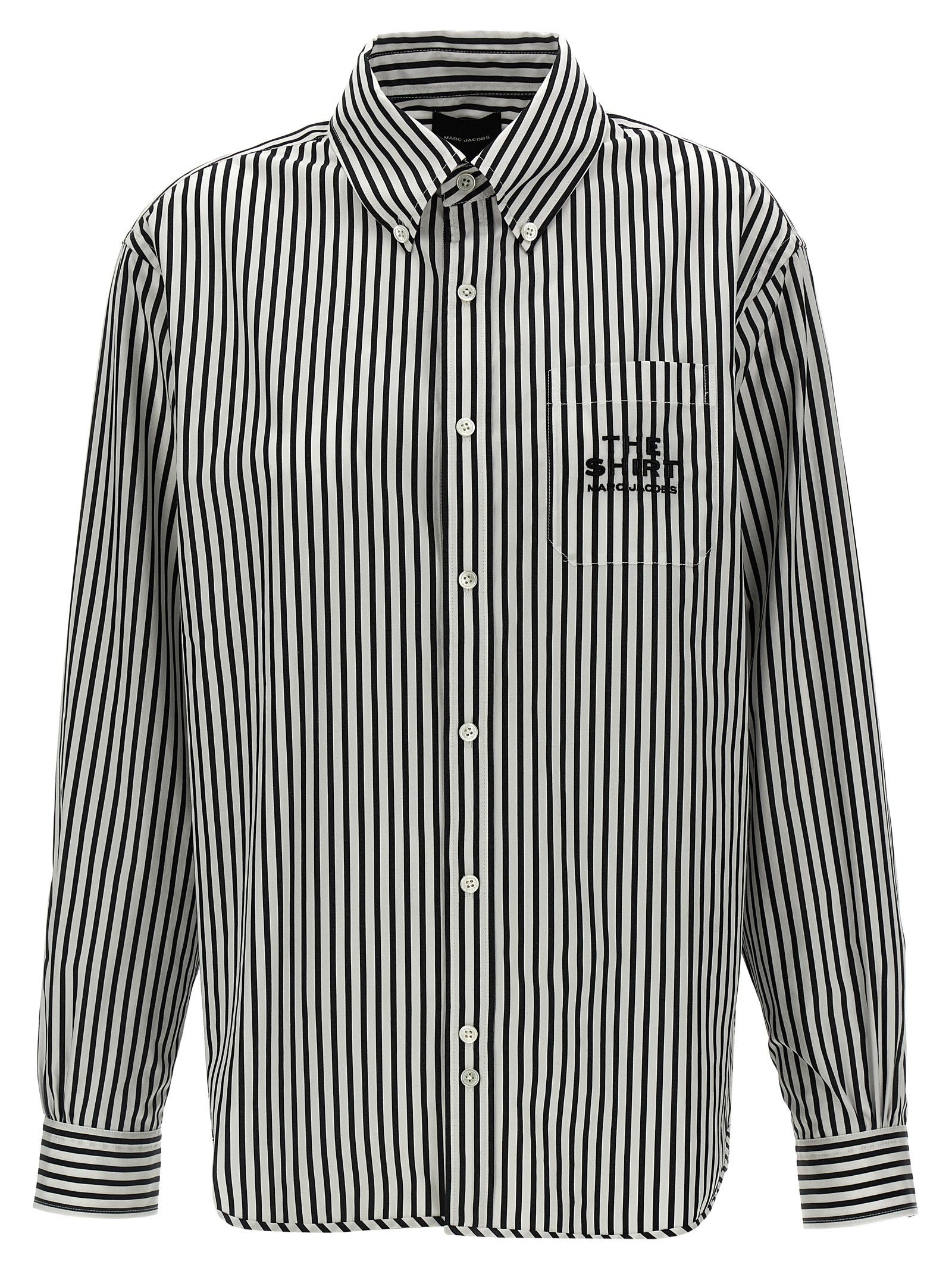 Marc Jacobs Zweifarbige Baumwollbluse