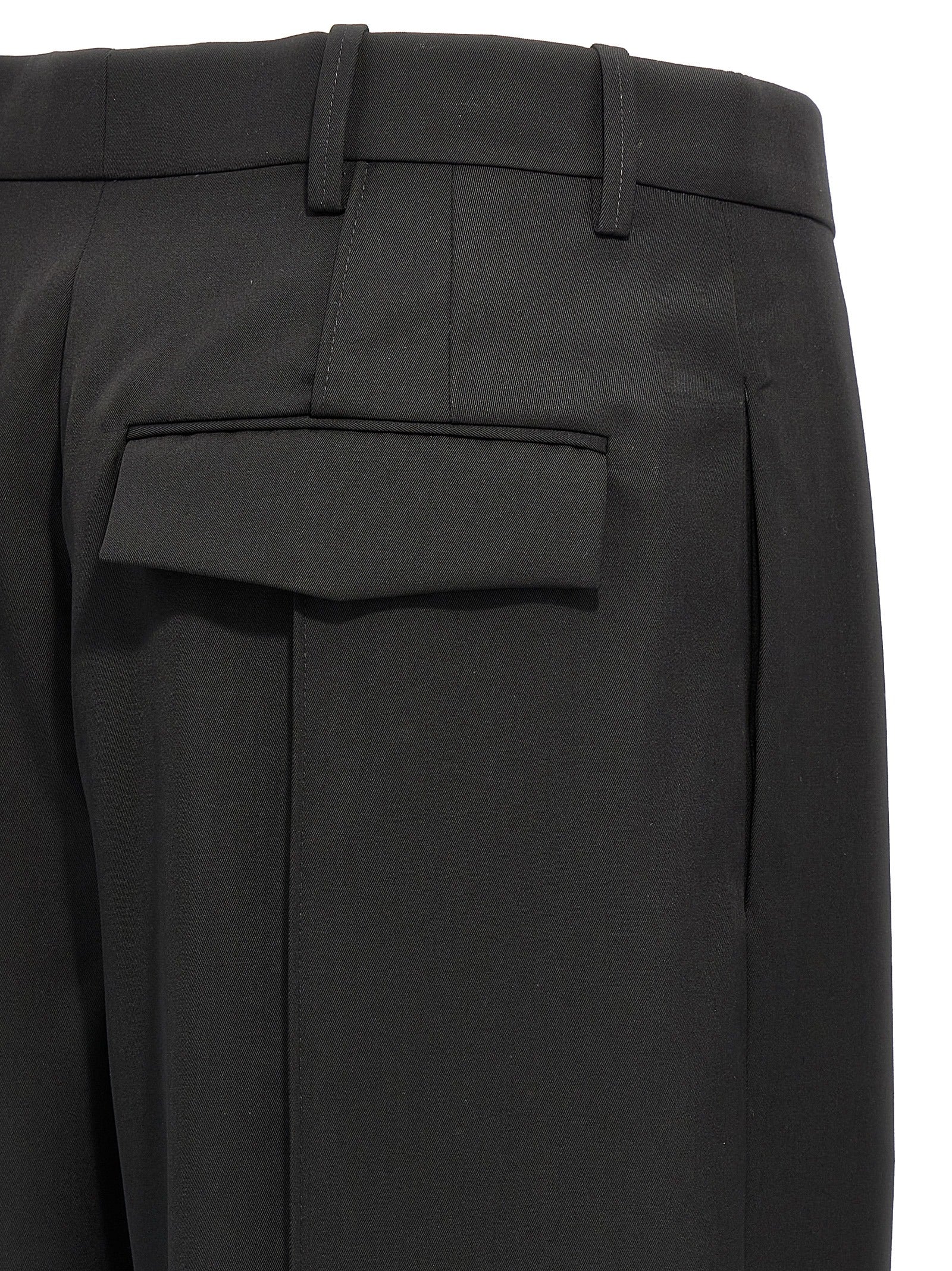 Wardrobe.Nyc Schwarze Woll-Freizeithose