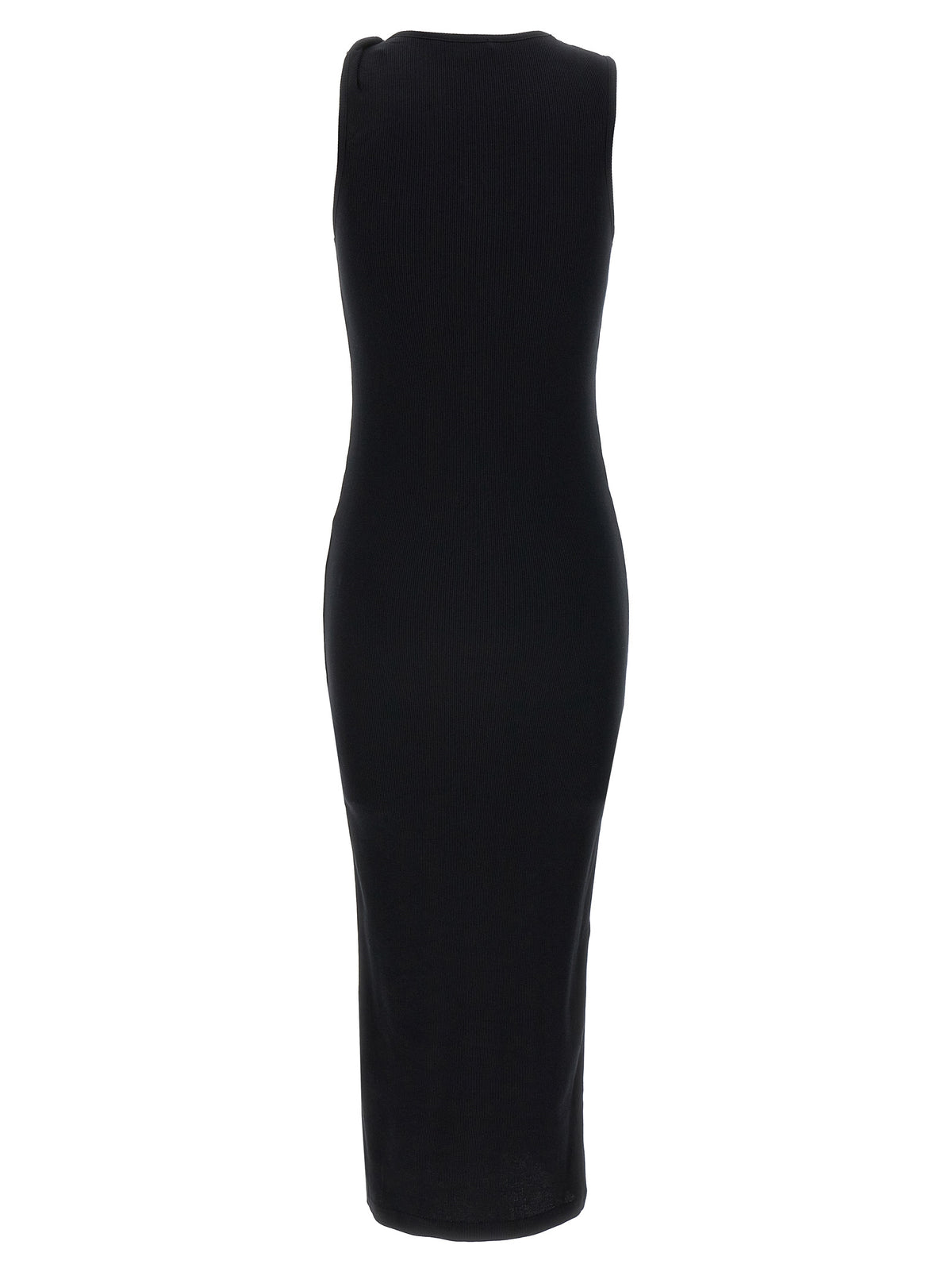 J.W.Anderson Schwarzes Baumwoll-Midikleid