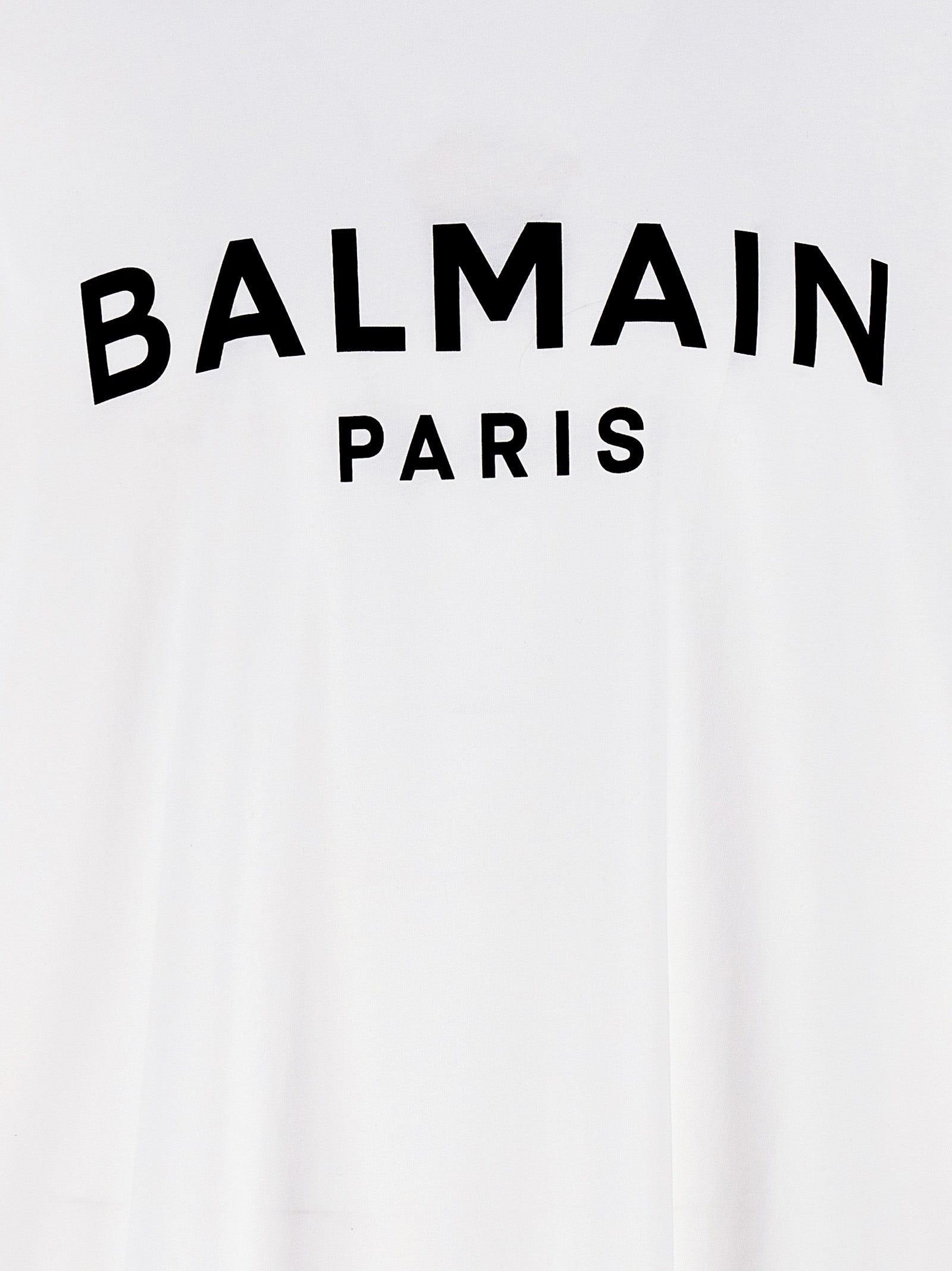 Balmain Zweifarbiges Bio-Baumwoll-T-Shirt