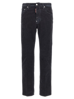 Dsquared² Blaue Baumwoll-Freizeithose