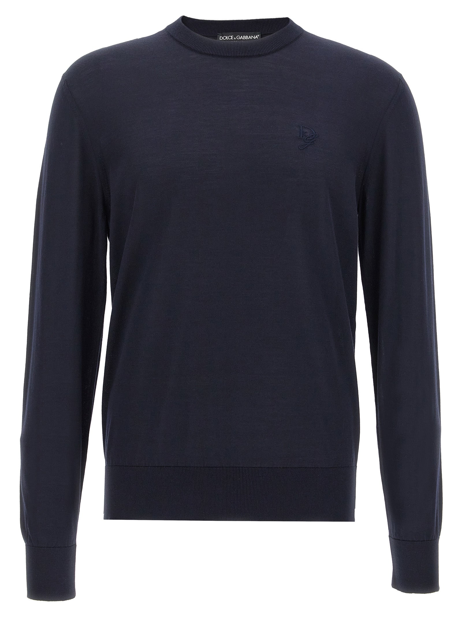 Dolce & Gabbana Blauer Seiden-Cardigan