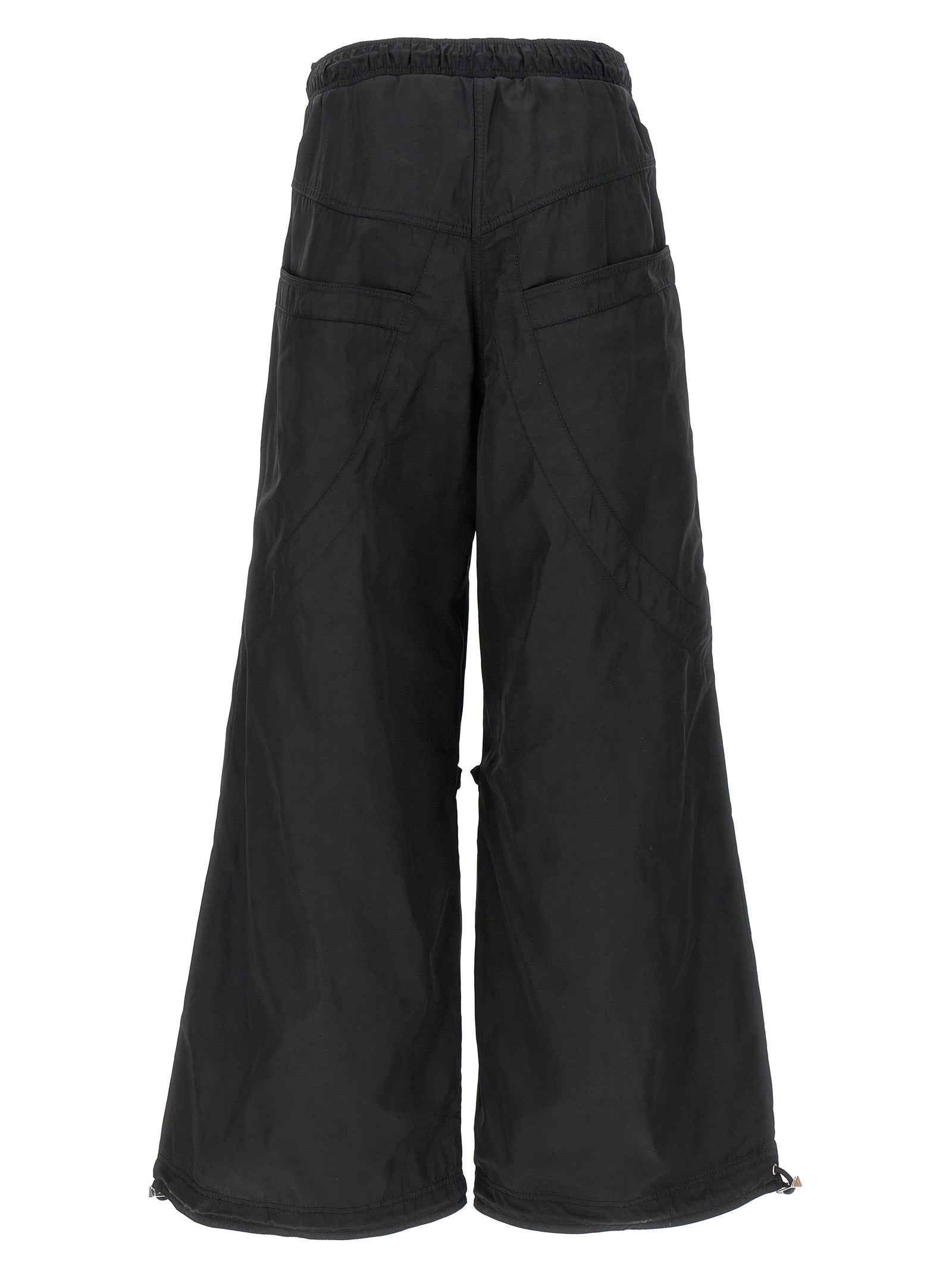 The Attico Schwarze Freizeithose aus Polyester