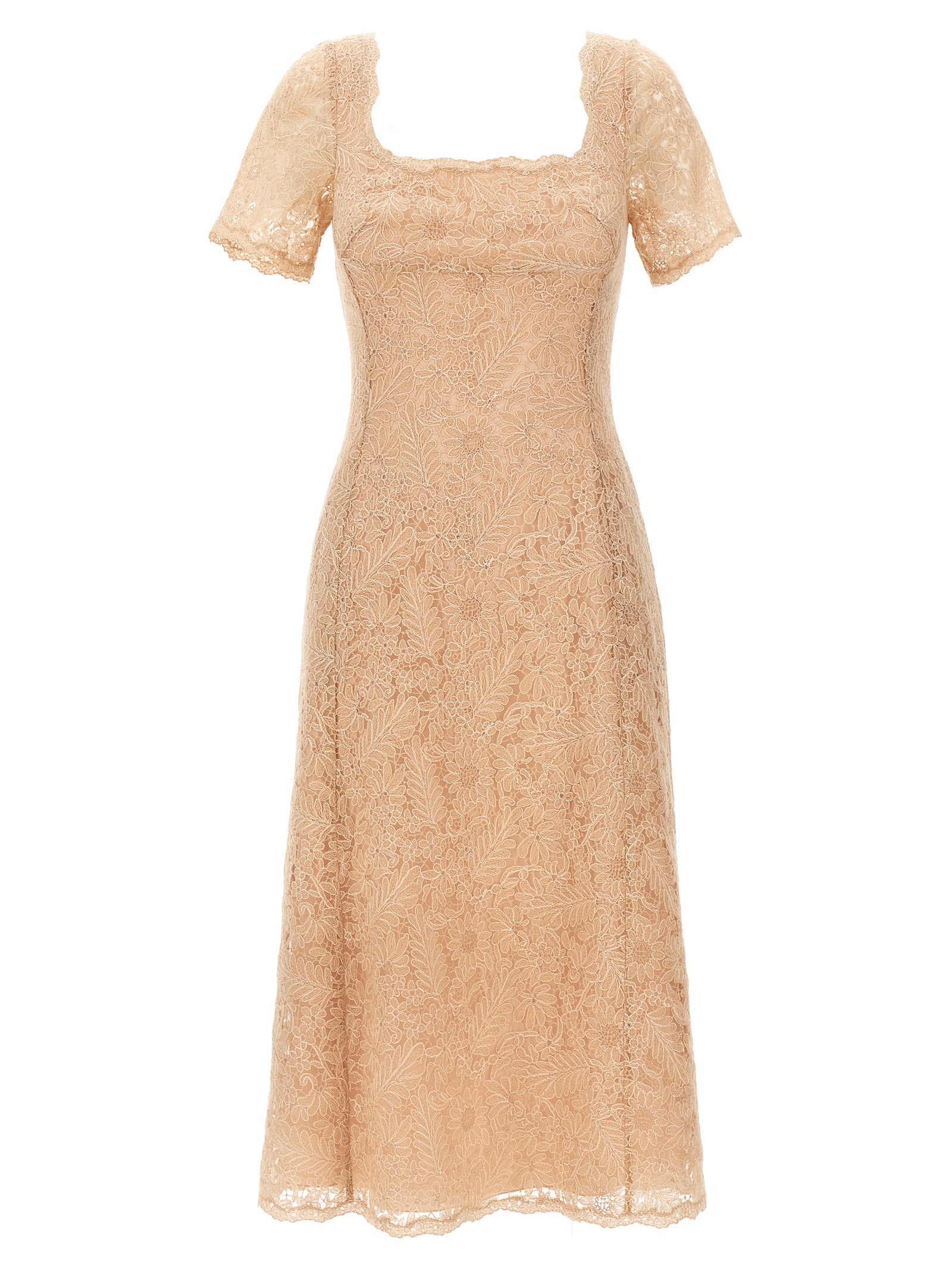 Ermanno Scervino Mehrfarbiges Midikleid aus Polyester