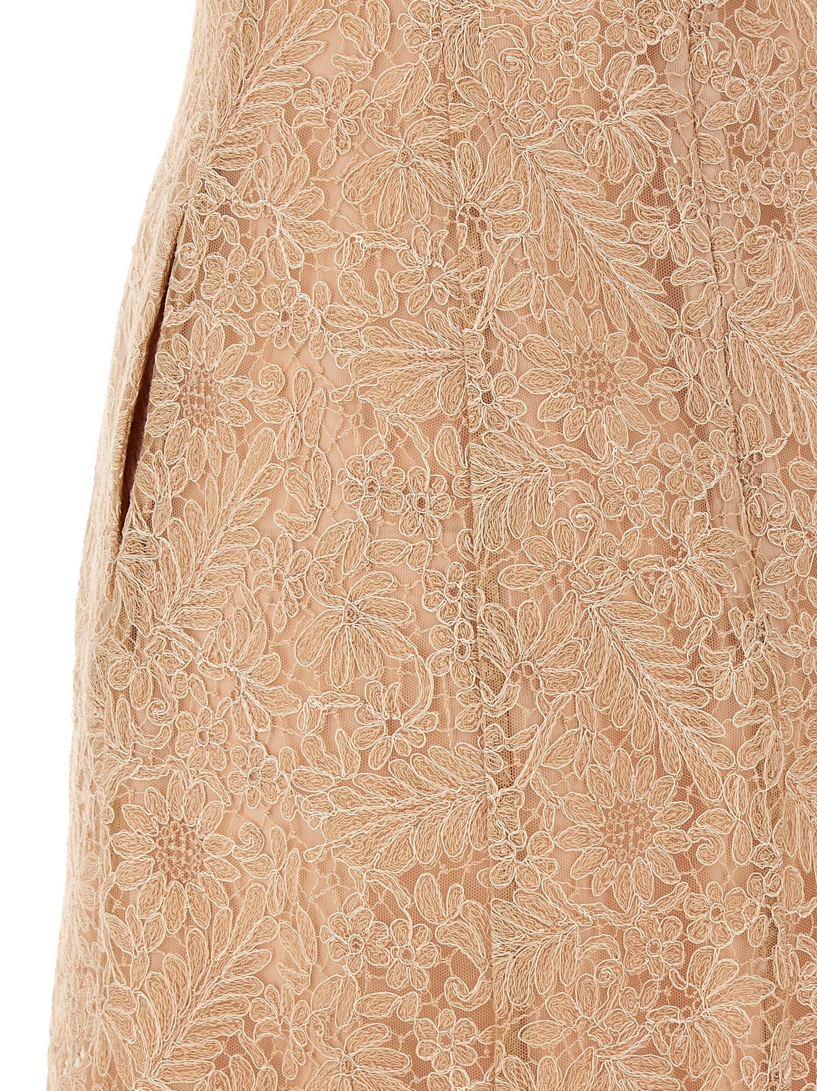 Ermanno Scervino Mehrfarbiges Midikleid aus Polyester