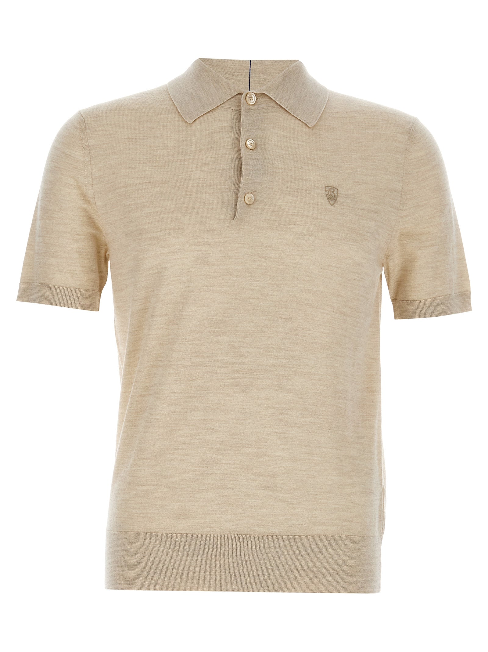 Burberry Beige Woll-Poloshirt
