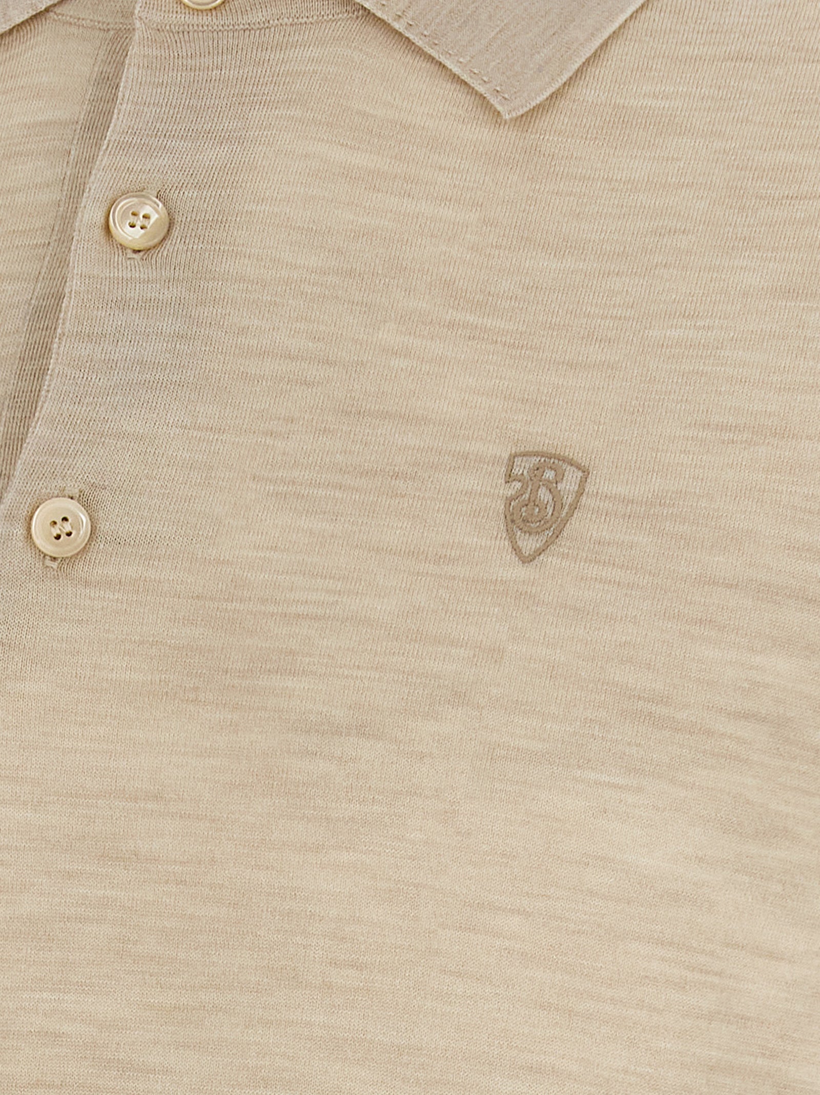 Burberry Beige Woll-Poloshirt