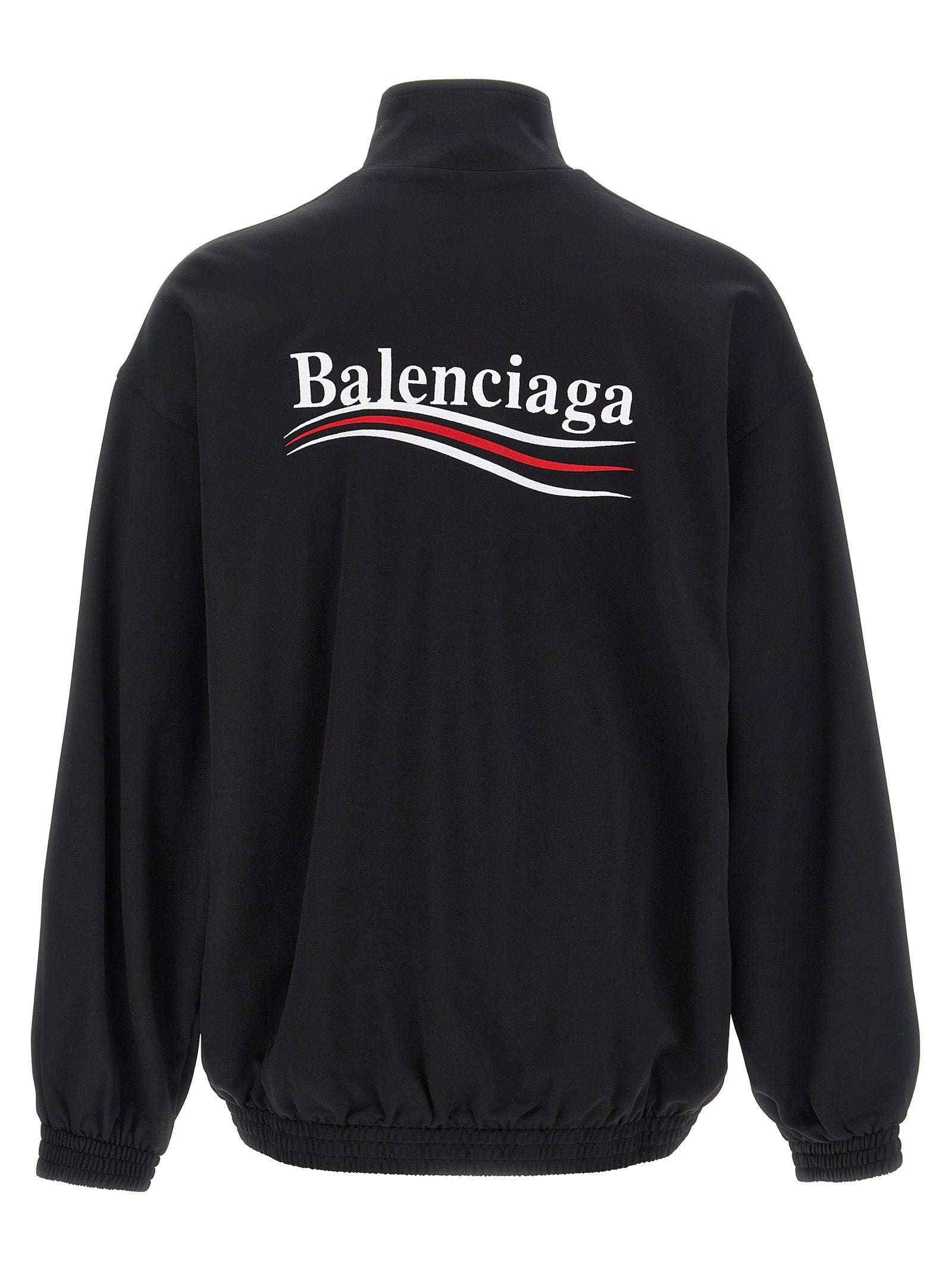 Balenciaga Schwarzes Polyamid-Sweatshirt