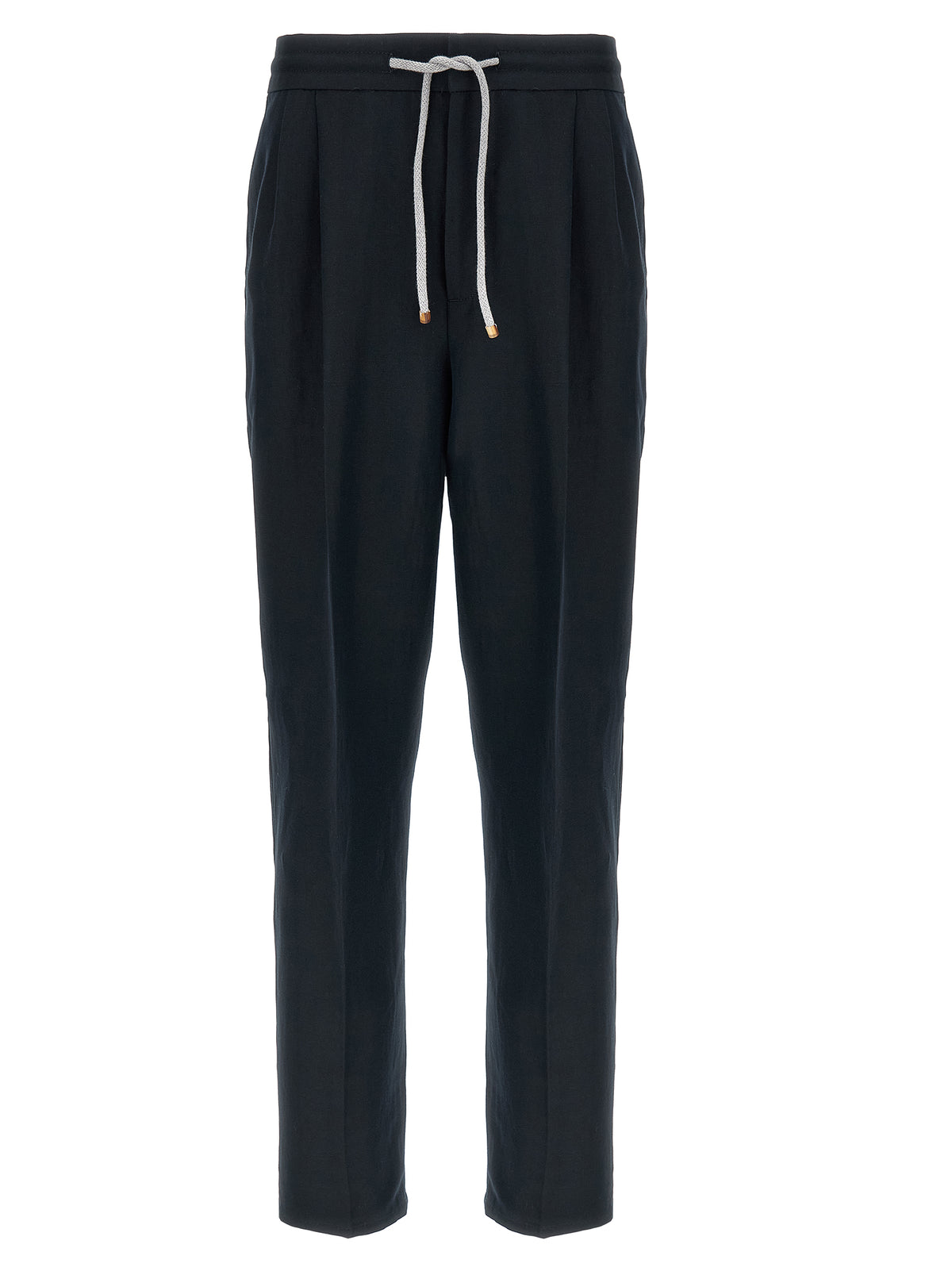 Brunello Cucinelli Blaue Leinenhose
