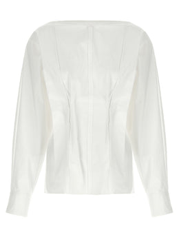 Khaite Weiße Baumwollbluse