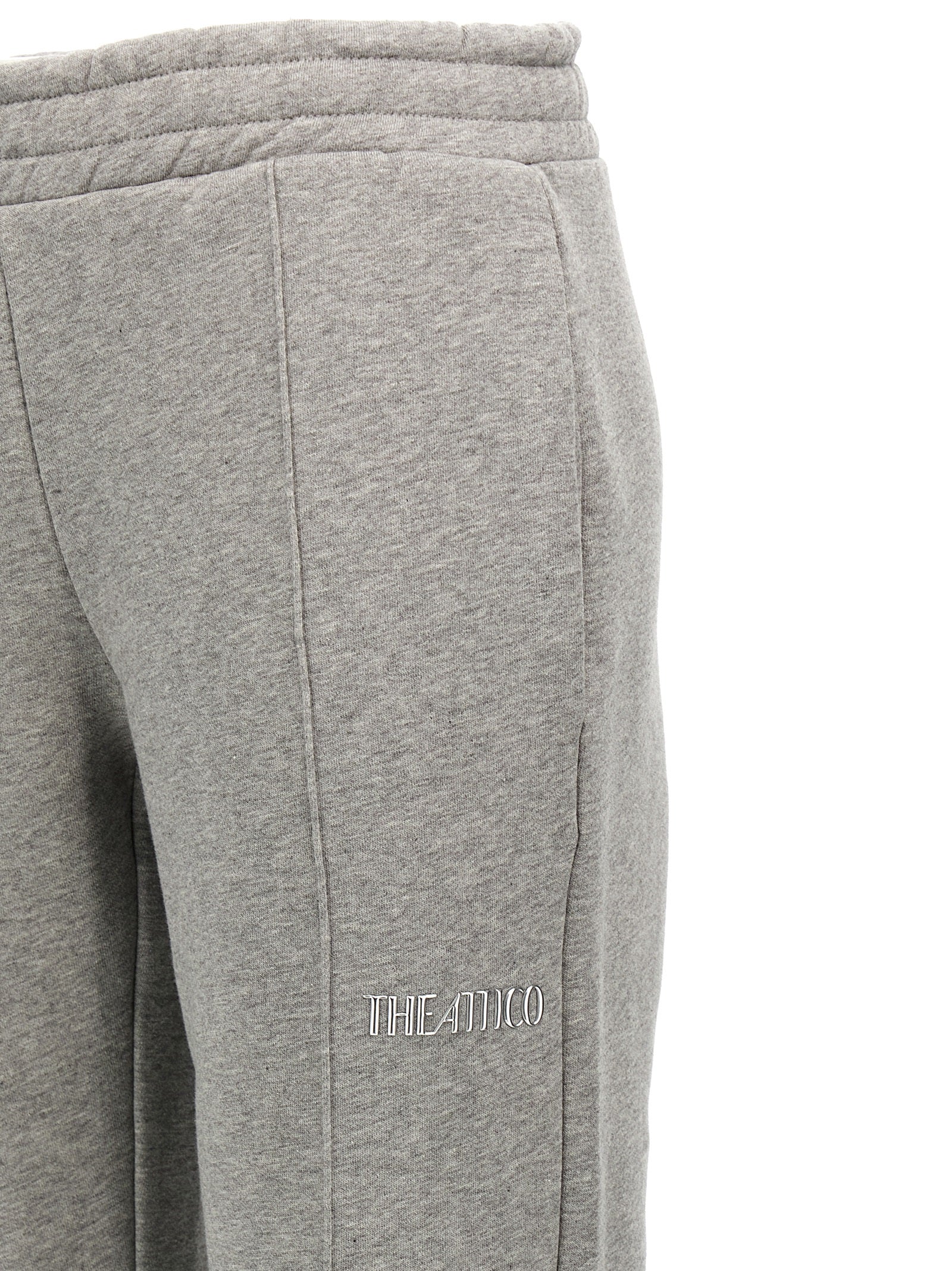 The Attico Graue Baumwoll-Jogginghose (Sporthose)