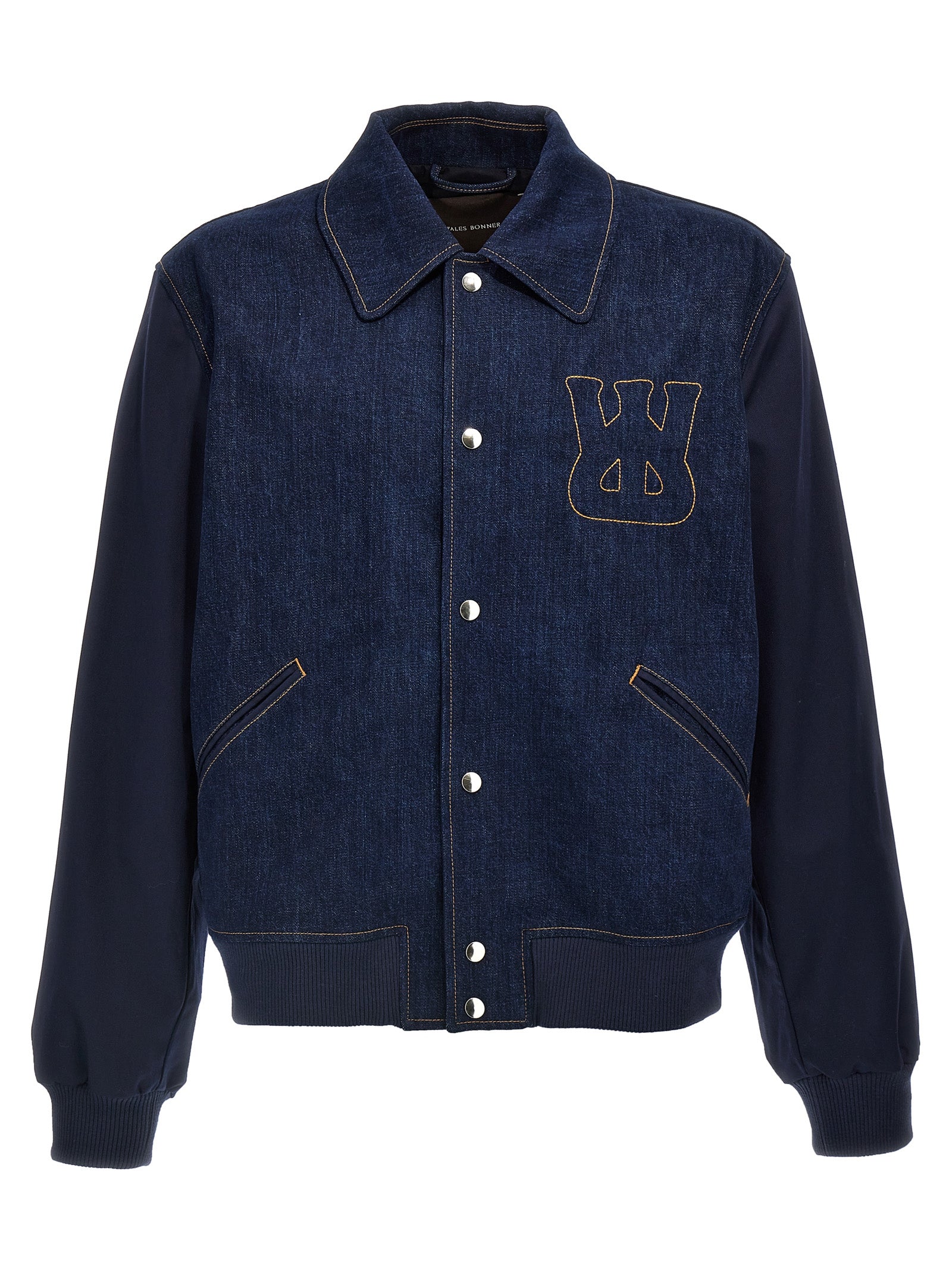 WALES BONNER Blaue Jeansjacke aus Baumwolle