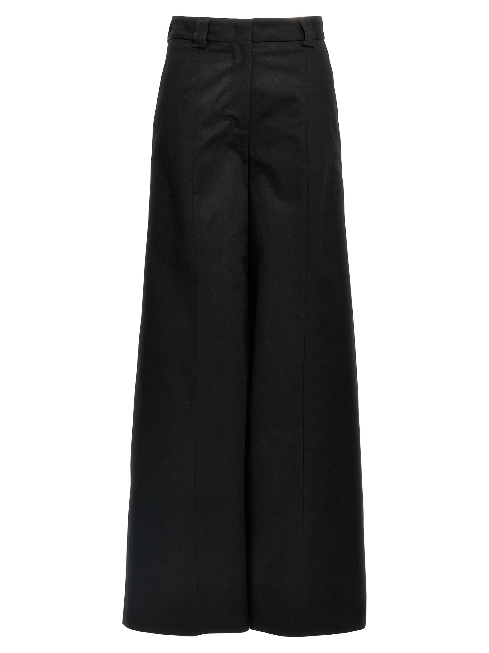 THELATEST Schwarze Baumwoll-Freizeithose
