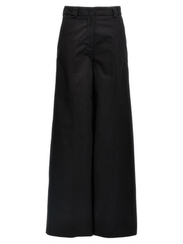 THELATEST Schwarze Baumwoll-Freizeithose