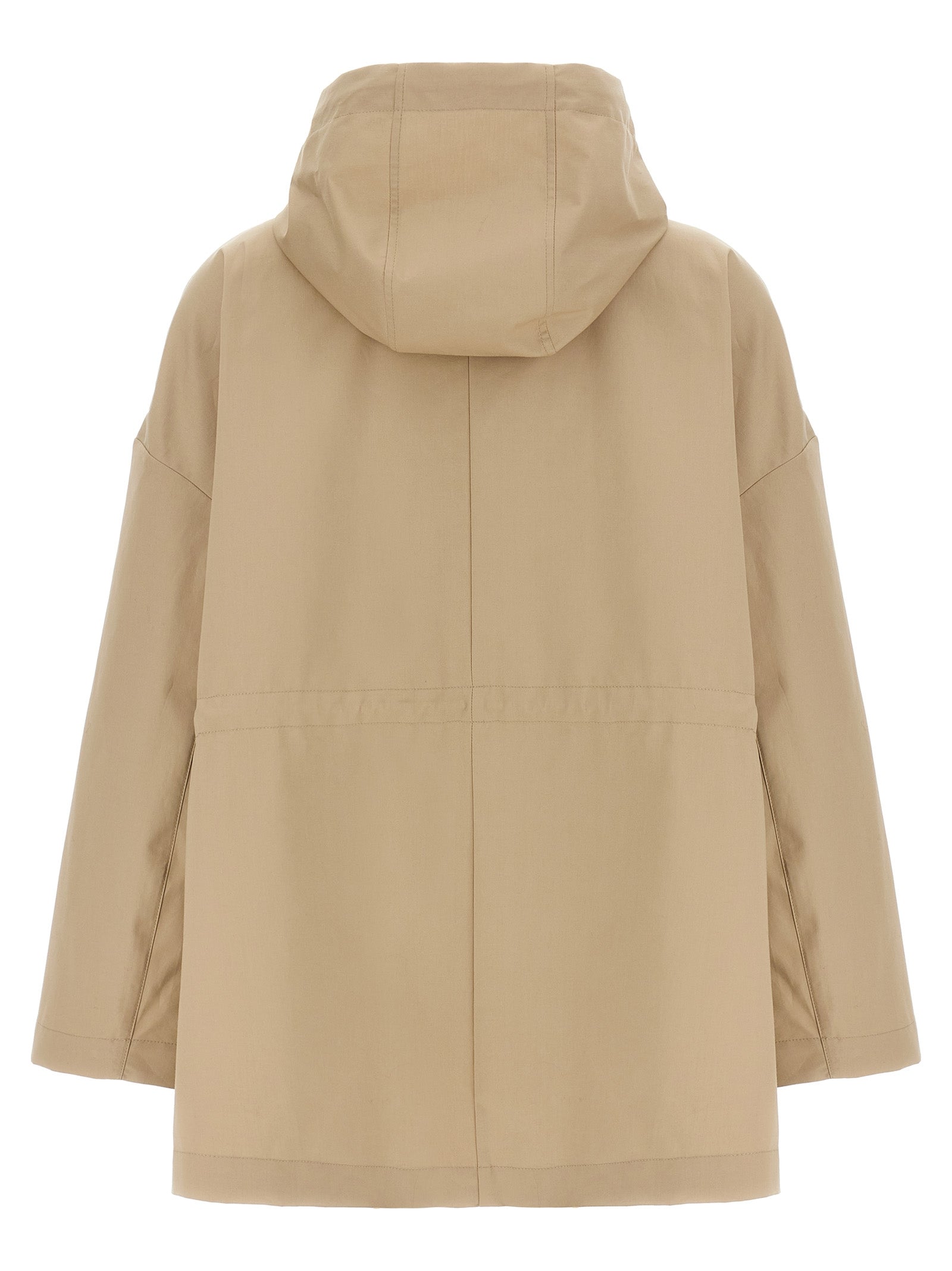 Moncler Beige Baumwolle Parka