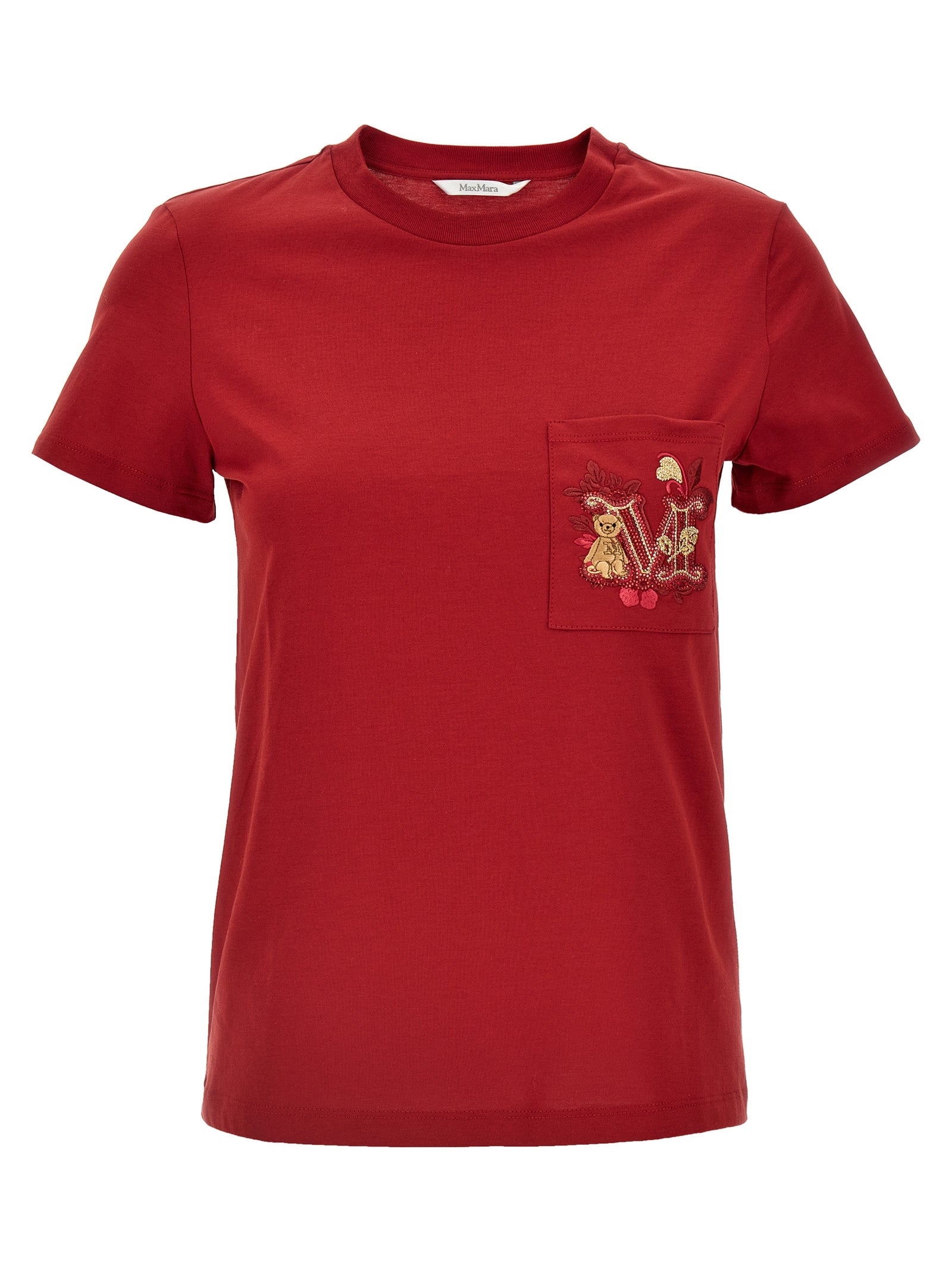 Max Mara Mehrfarbiges Baumwoll-T-Shirt