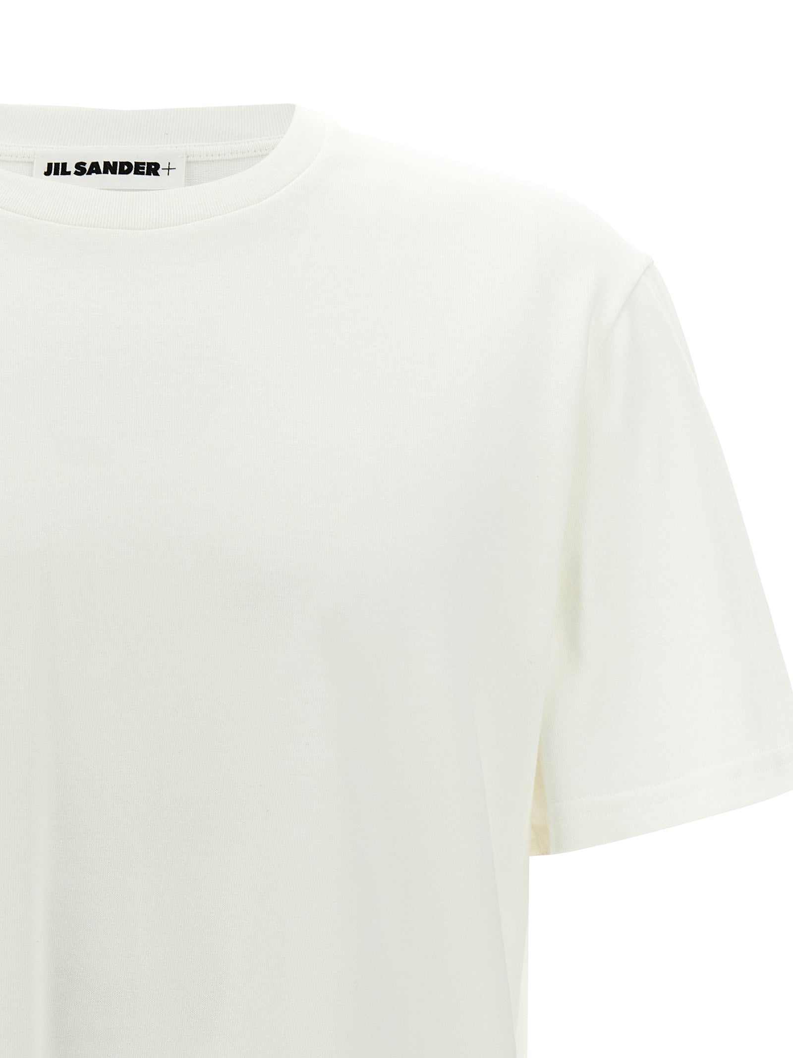 Jil Sander Weißes Baumwoll-T-Shirt