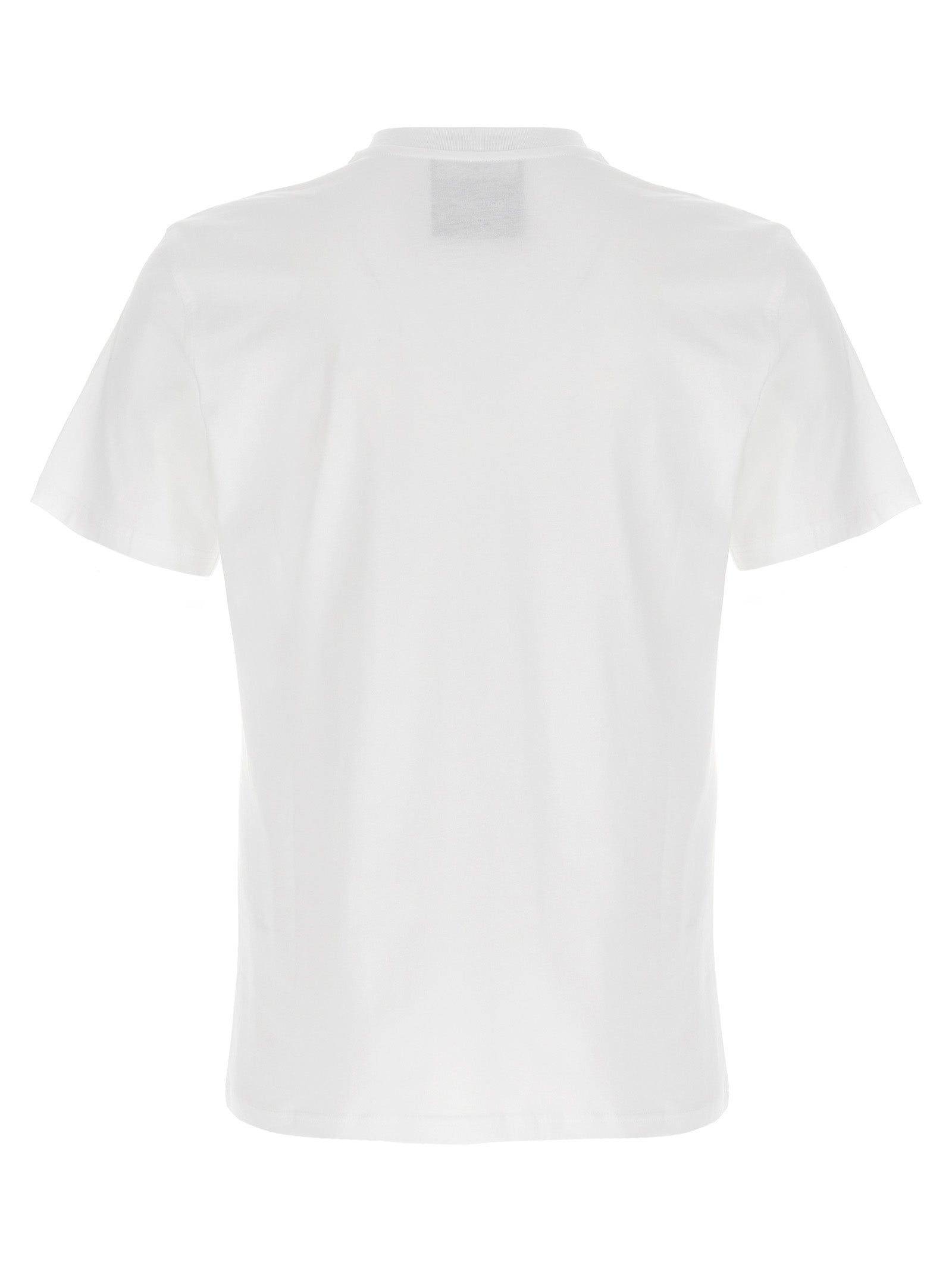 Moschino Weißes Baumwoll-T-Shirt