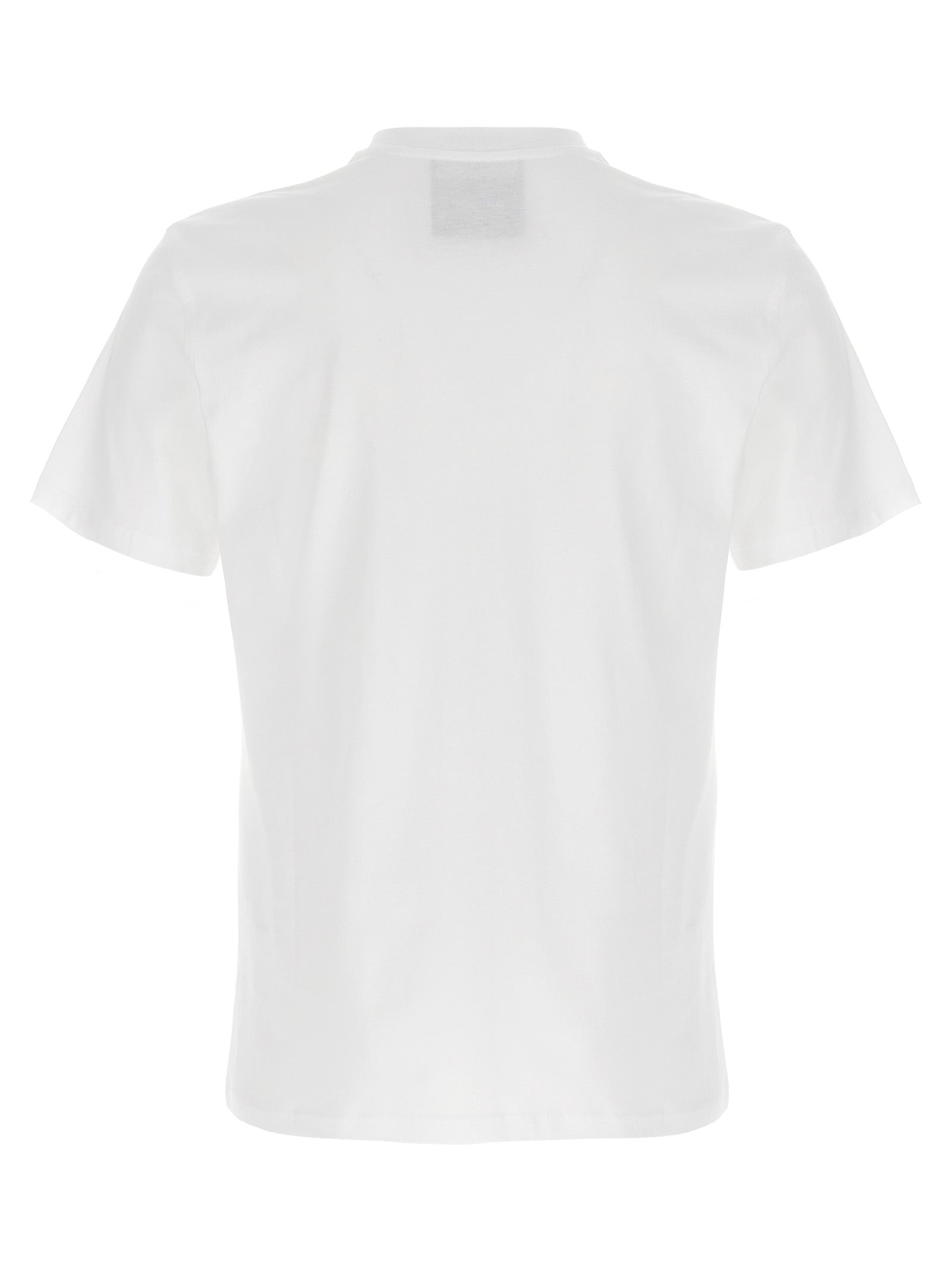 Moschino Weißes Baumwoll-T-Shirt
