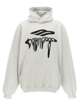 Balenciaga Weißes Baumwoll-Sweatshirt
