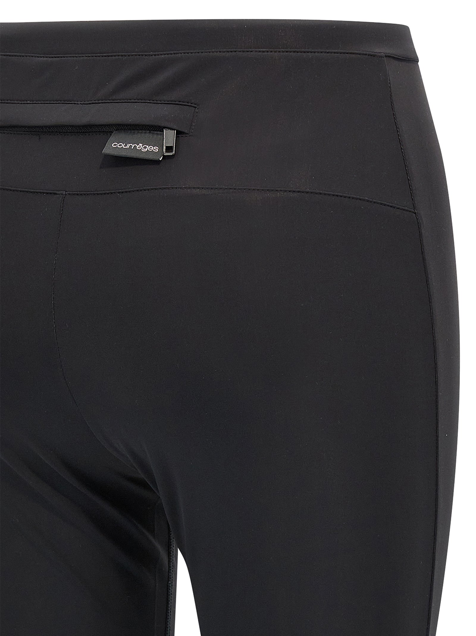 Courrèges Schwarze Polyamid-Leggings