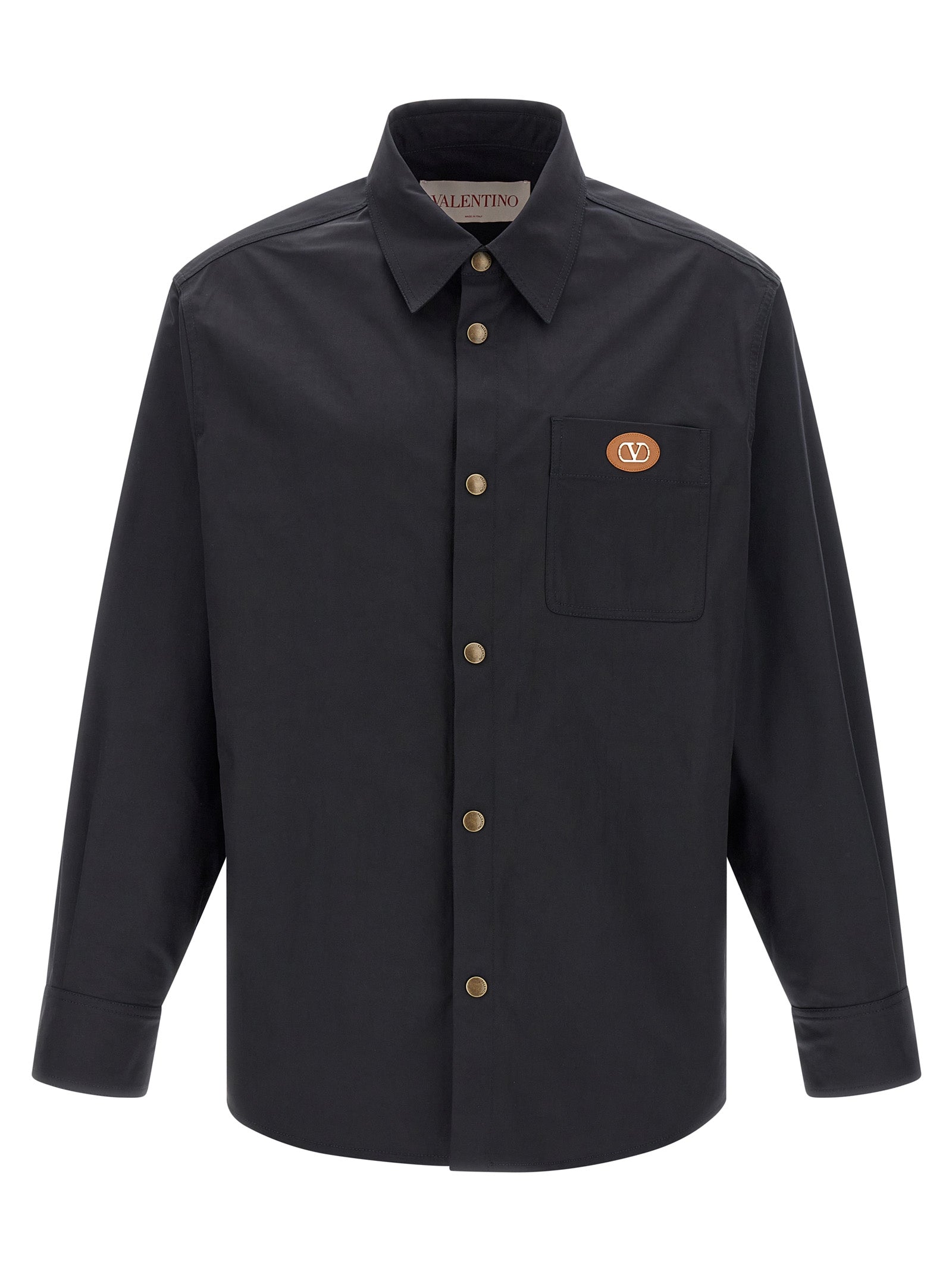 Valentino Garavani Blaue Polyester-Jacke in voller Länge