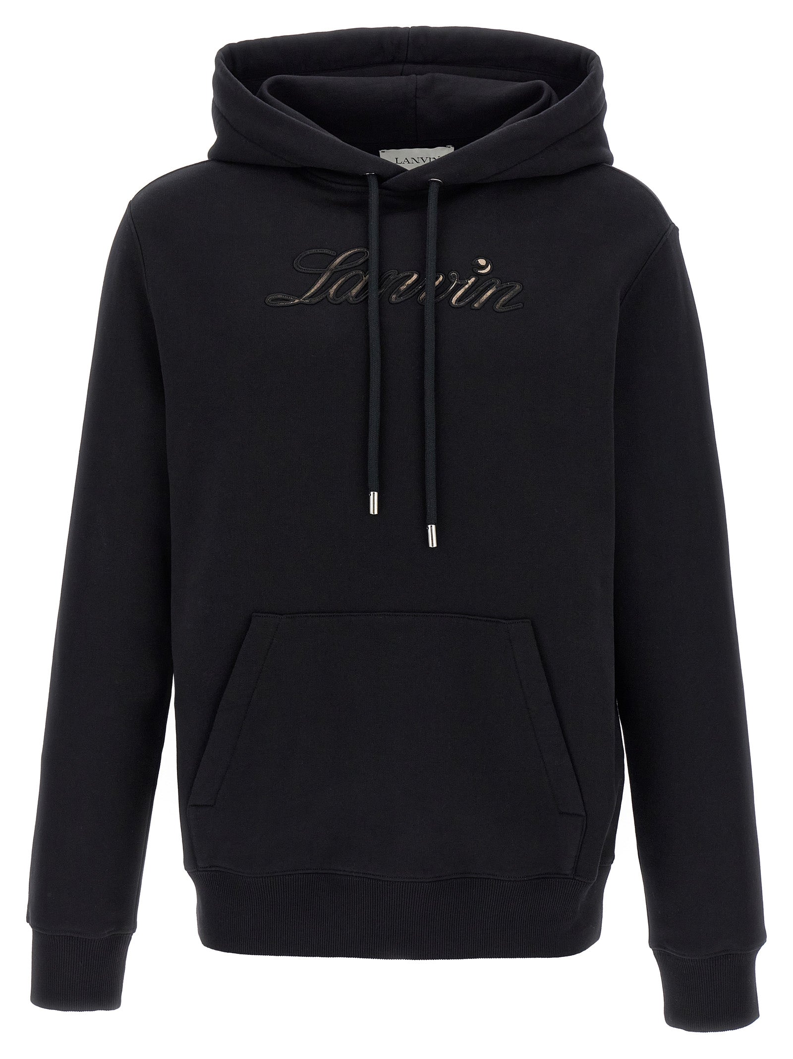 Lanvin Schwarzer Baumwoll-Sweatshirt