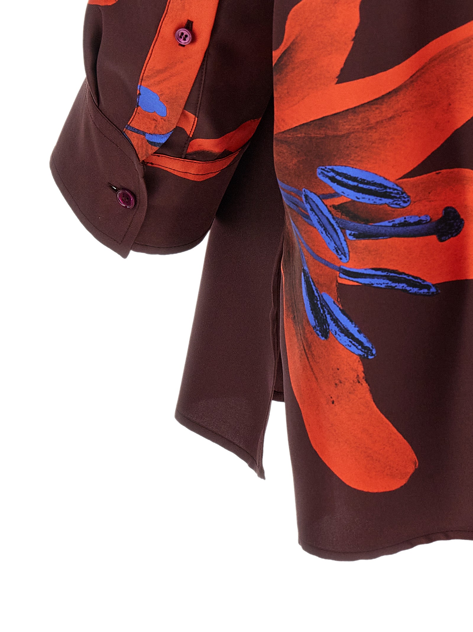 Alexander McQueen Mehrfarbige Seidenbluse