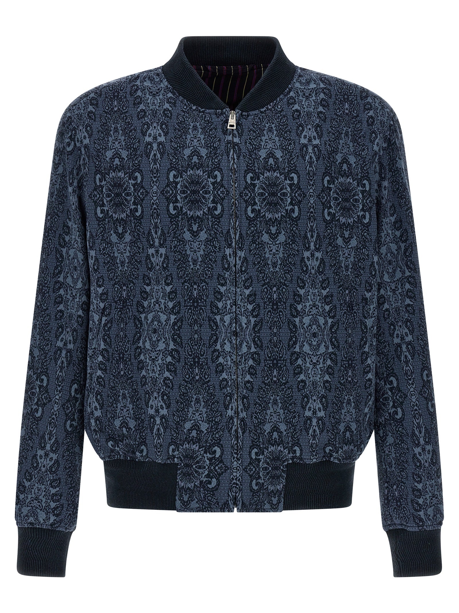 Etro Blauer Baumwoll-Bomber
