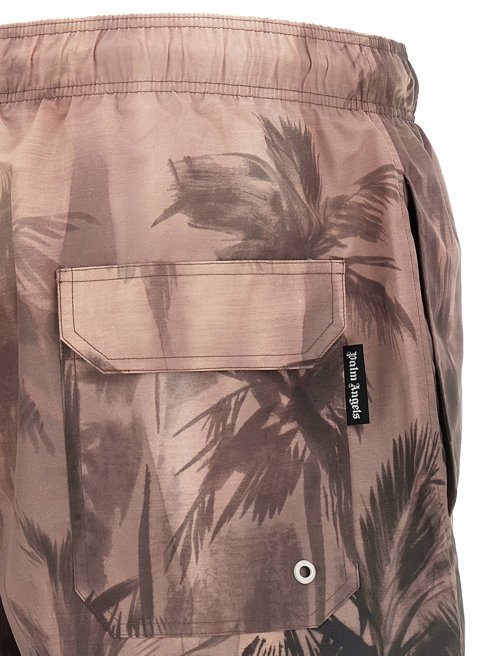 Palm Angels Mehrfarbige Polyester-Badeshorts