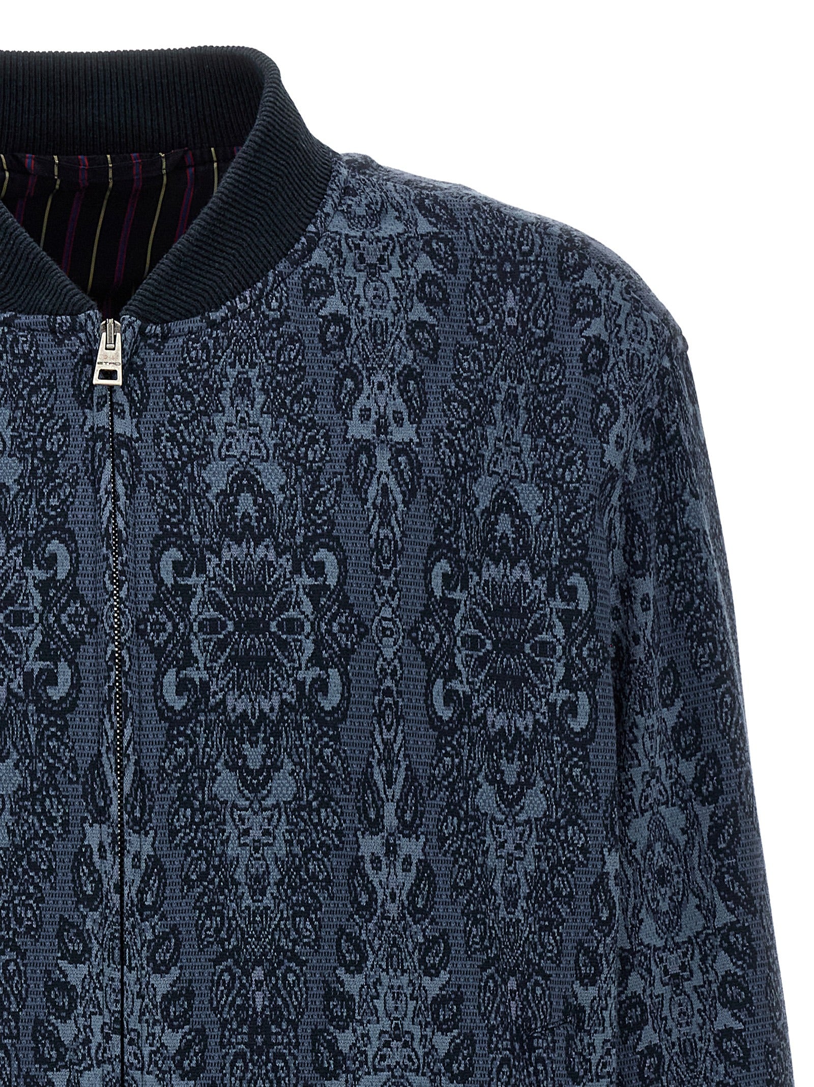 Etro Blauer Baumwoll-Bomber