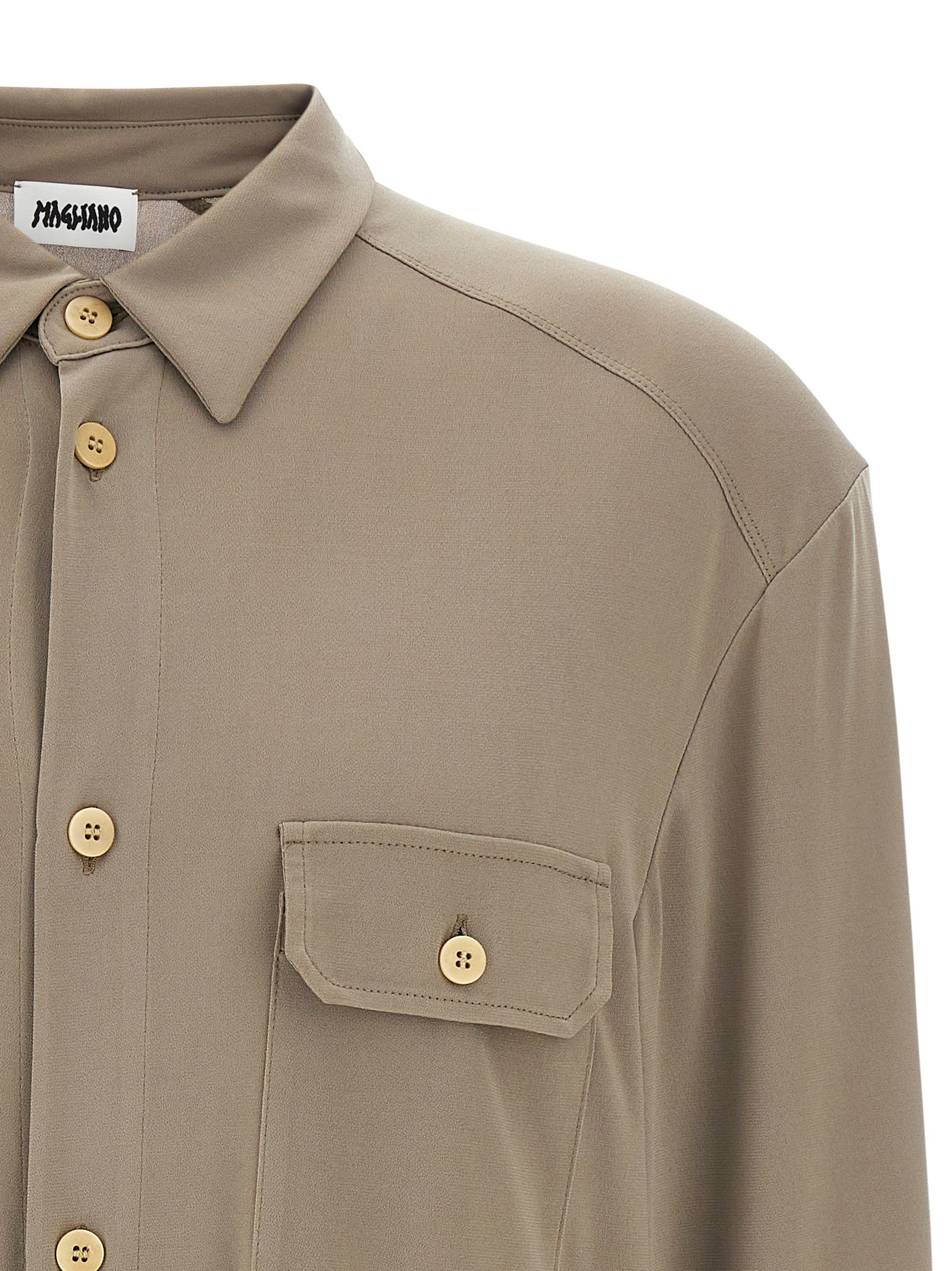 Magliano Graue Polyester-Bluse