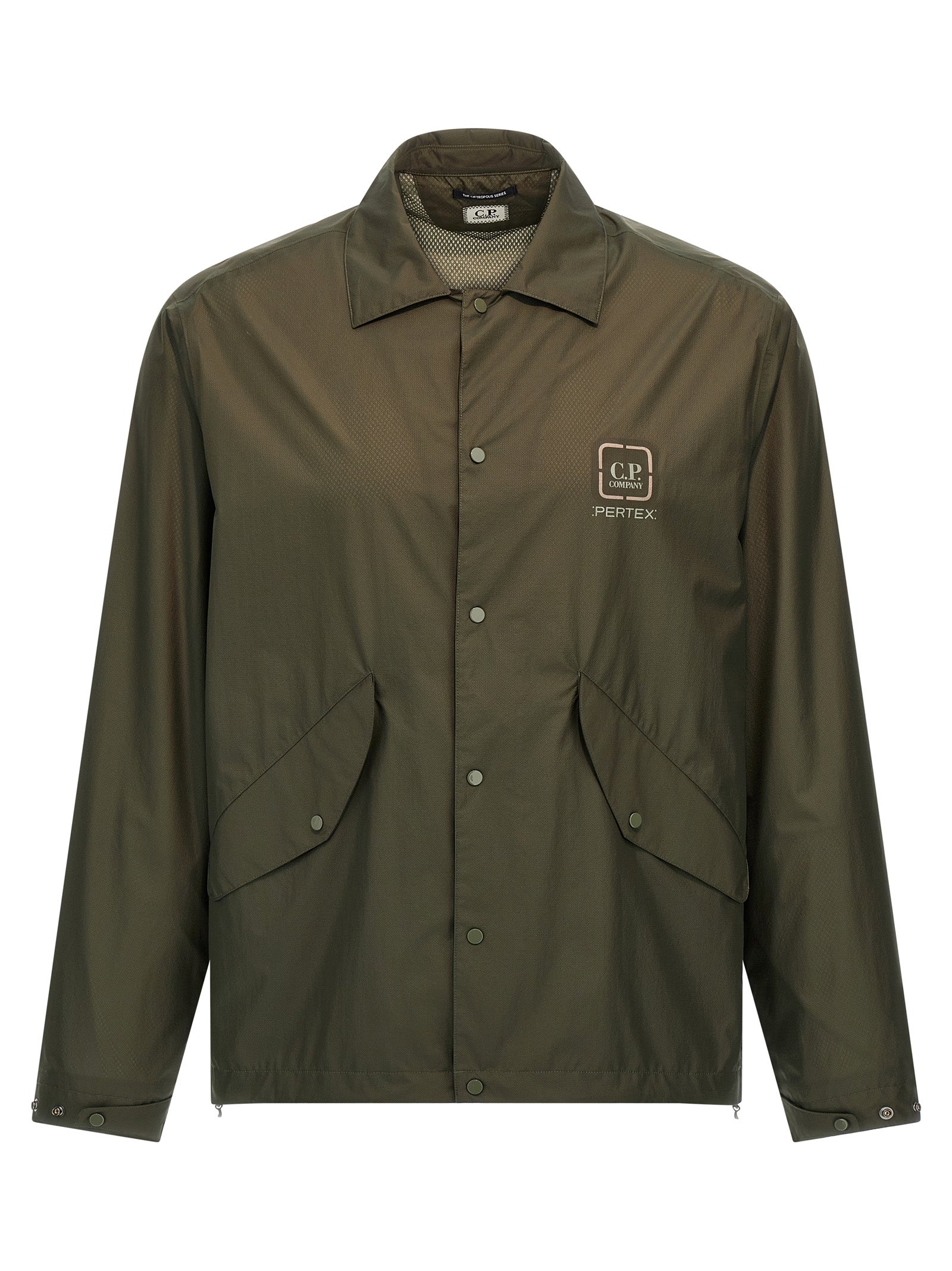 C.P. Company Zweifarbige Polyamid-Bluse