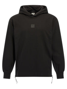C.P. Company Schwarzer Baumwoll-Sweatshirt