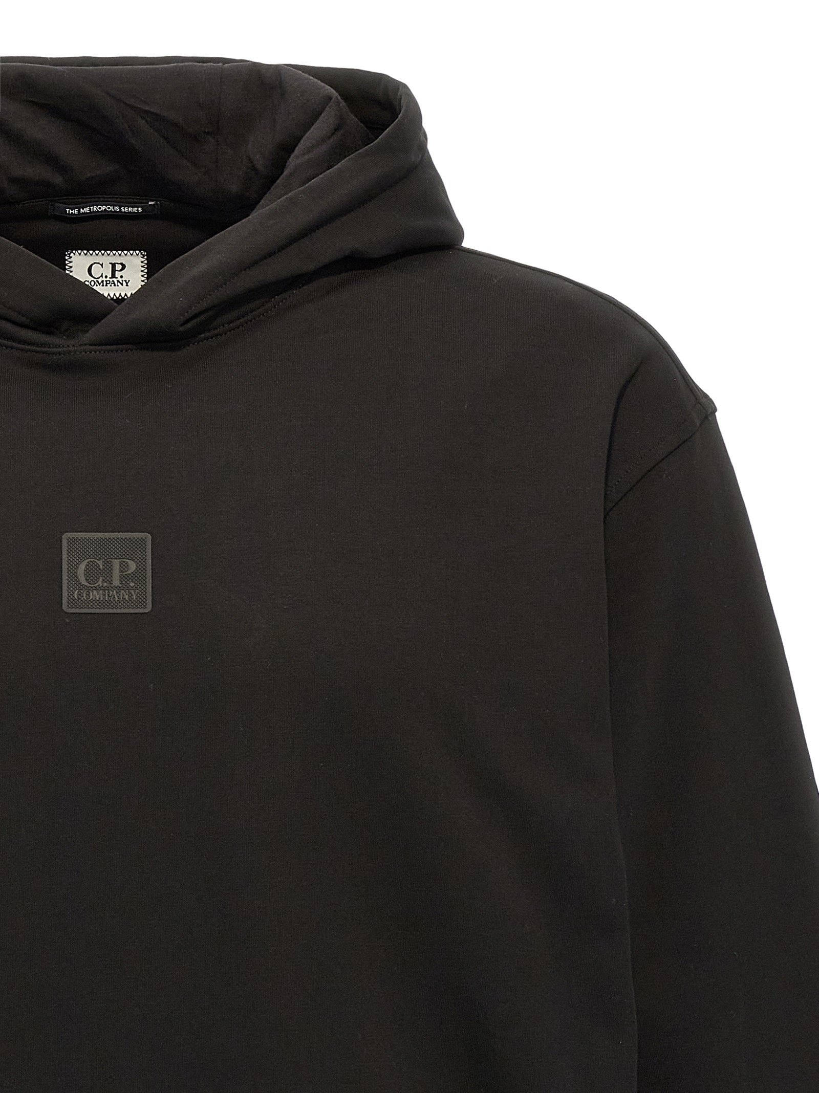 C.P. Company Schwarzer Baumwoll-Sweatshirt