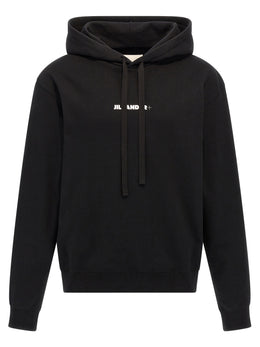 Jil Sander Schwarzer Baumwoll-Sweatshirt