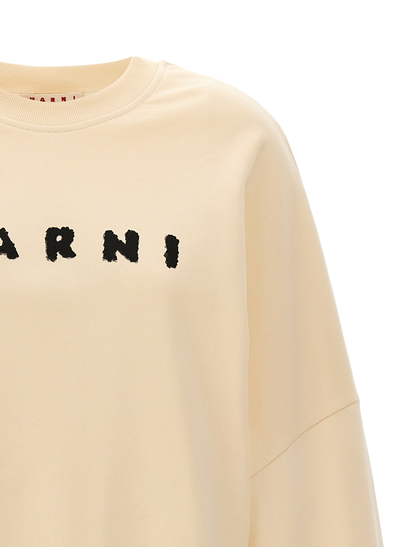 Marni Weißes Baumwoll-Sweatshirt