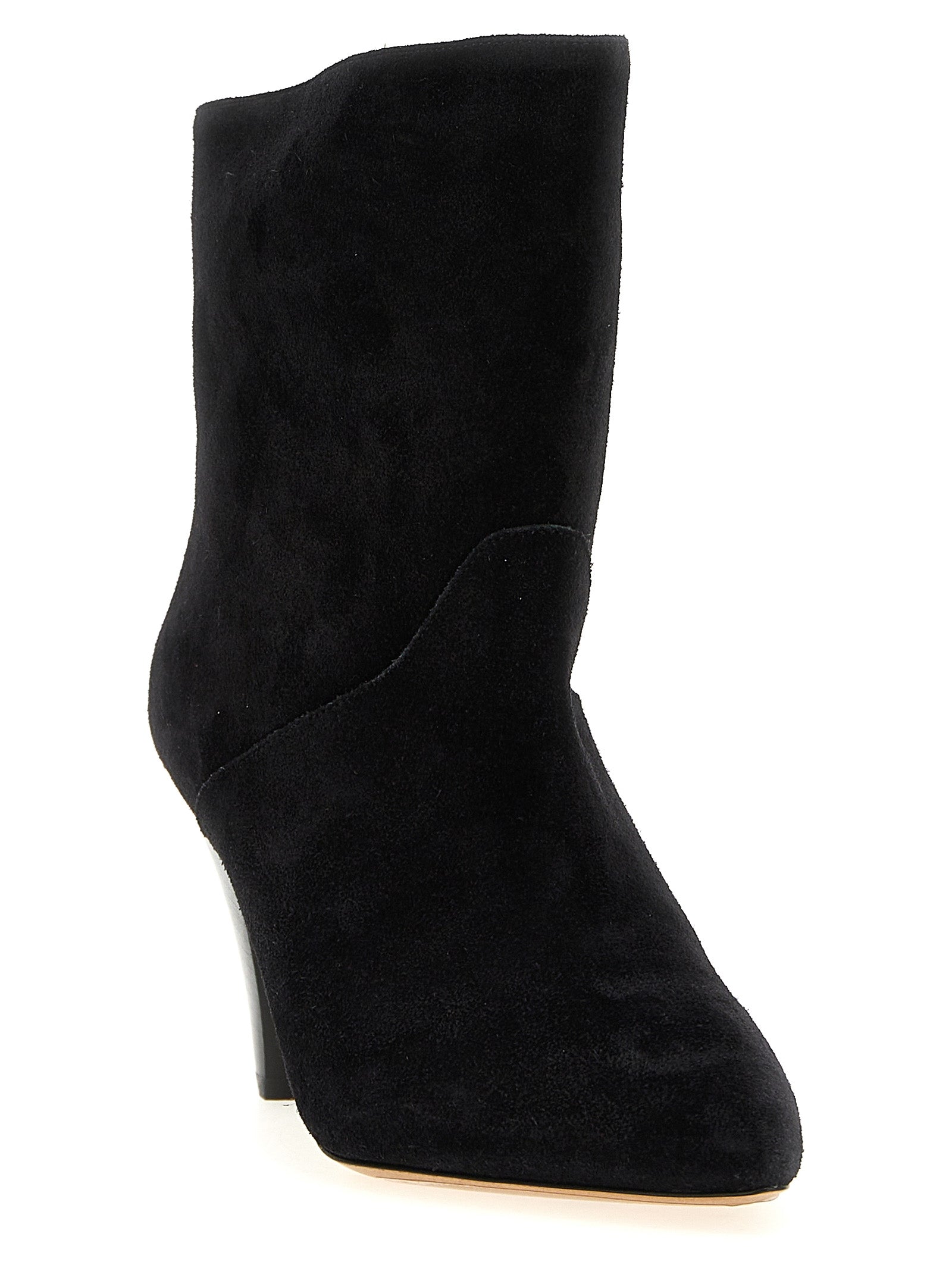 Isabel Marant Schwarze Stiefeletten aus Kalbsleder