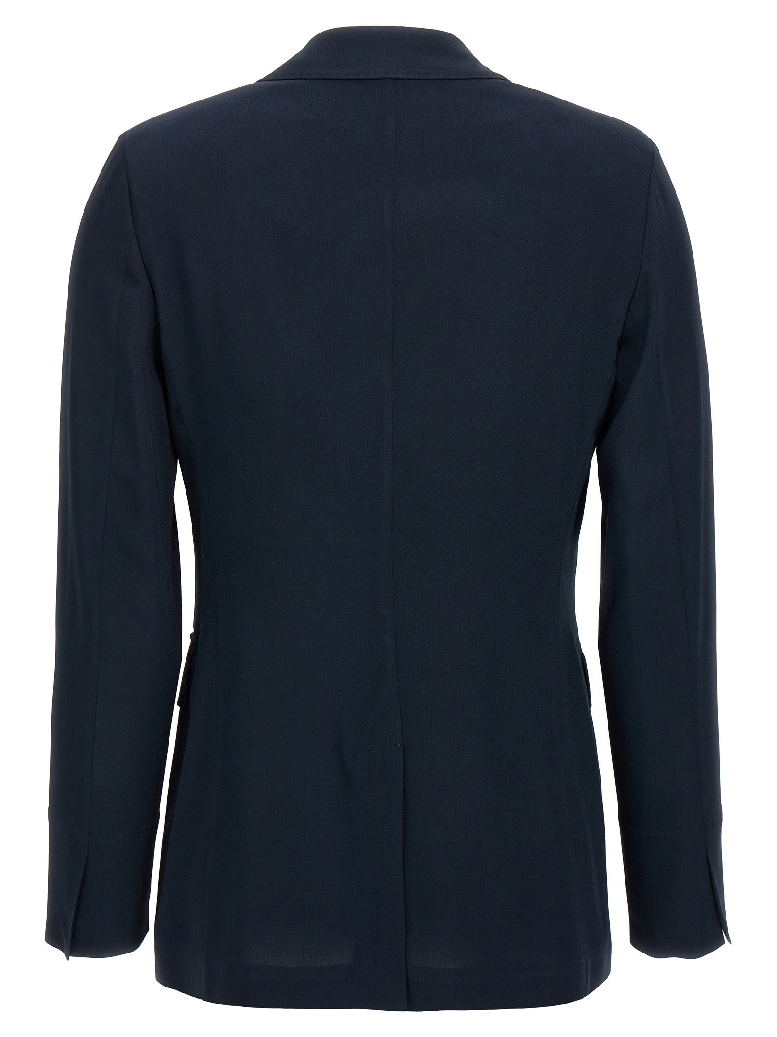 Alberto Biani Blauer Viskose-Blazer