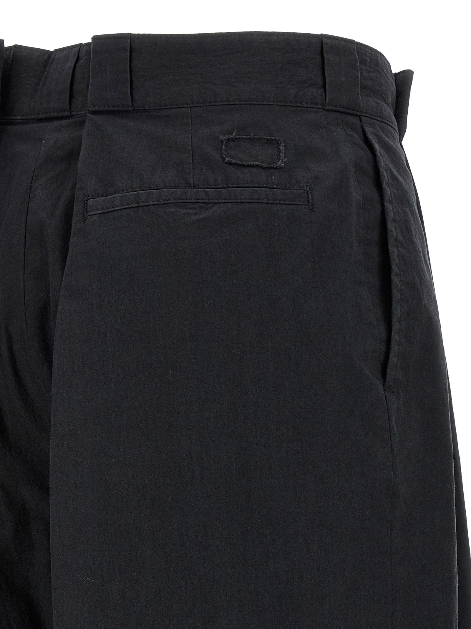 Maison Margiela Schwarze Baumwoll-Freizeithose
