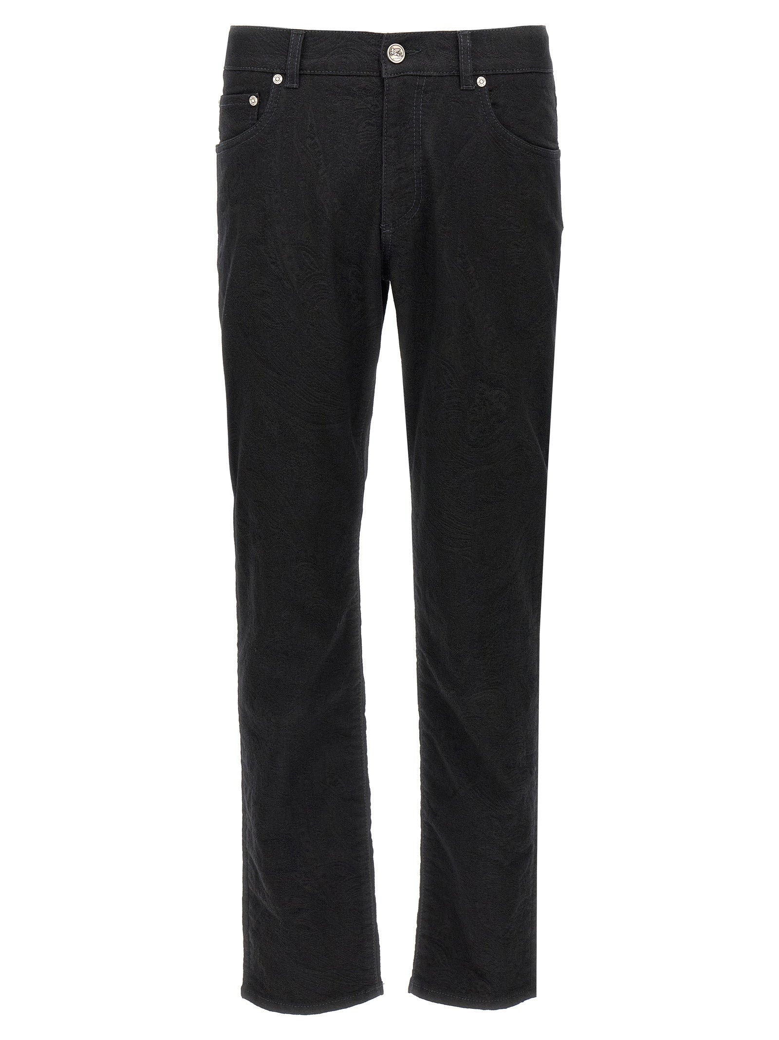 Etro Schwarze Baumwolljeans Denim