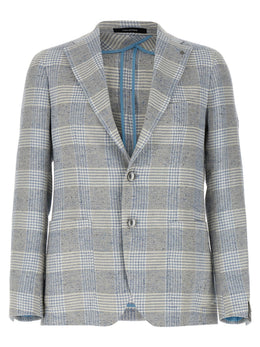 Tagliatore Blauer Baumwollblazer