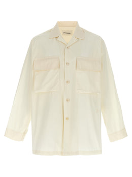 Jil Sander Weiße Baumwollbluse