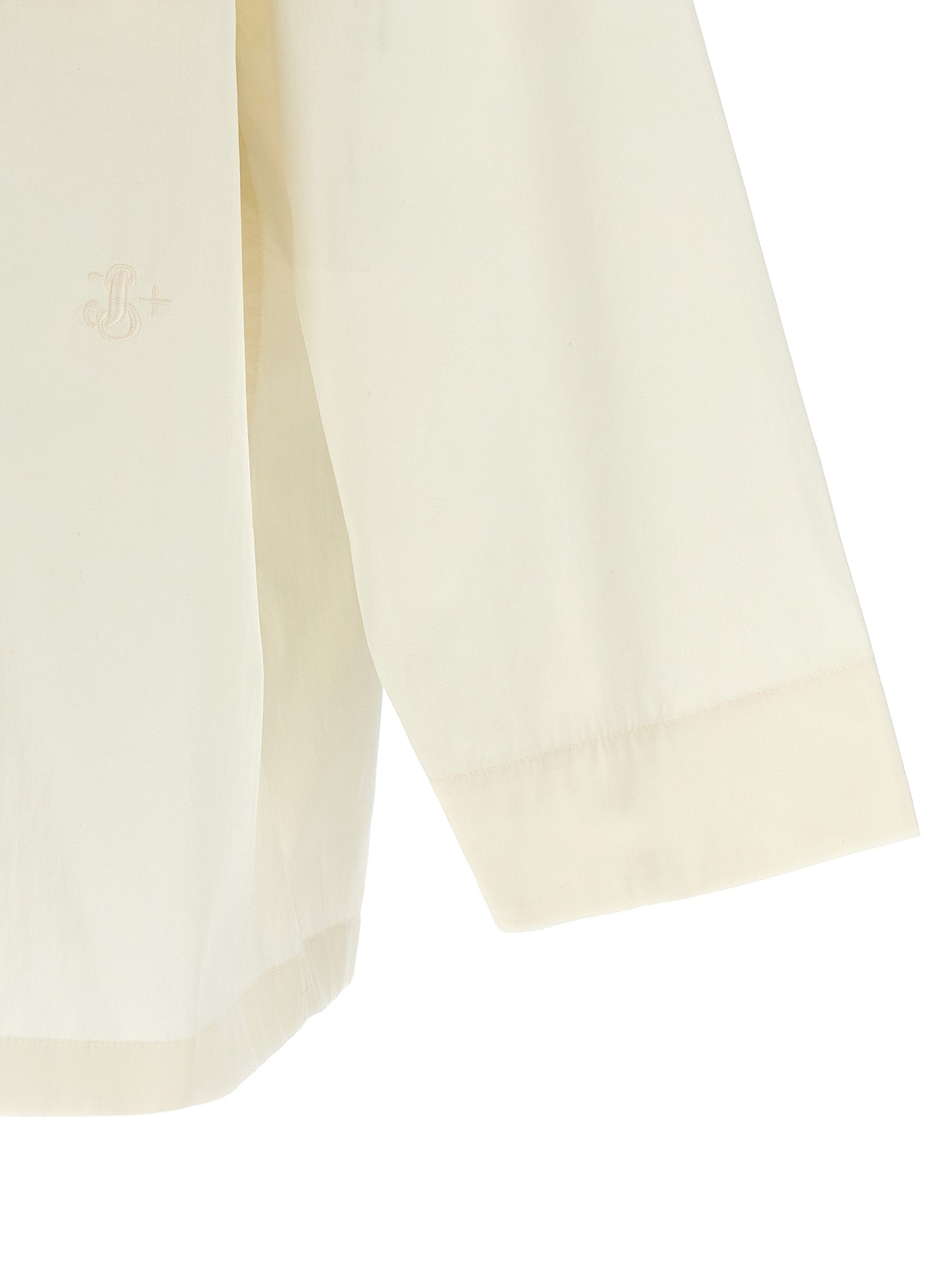 Jil Sander Weiße Baumwollbluse