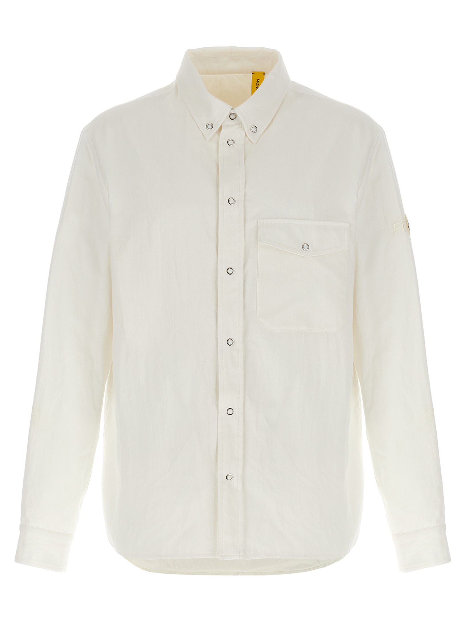 MONCLER GENIUS Weiße Polyamid-Bluse