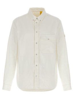 MONCLER GENIUS Weiße Polyamid-Bluse