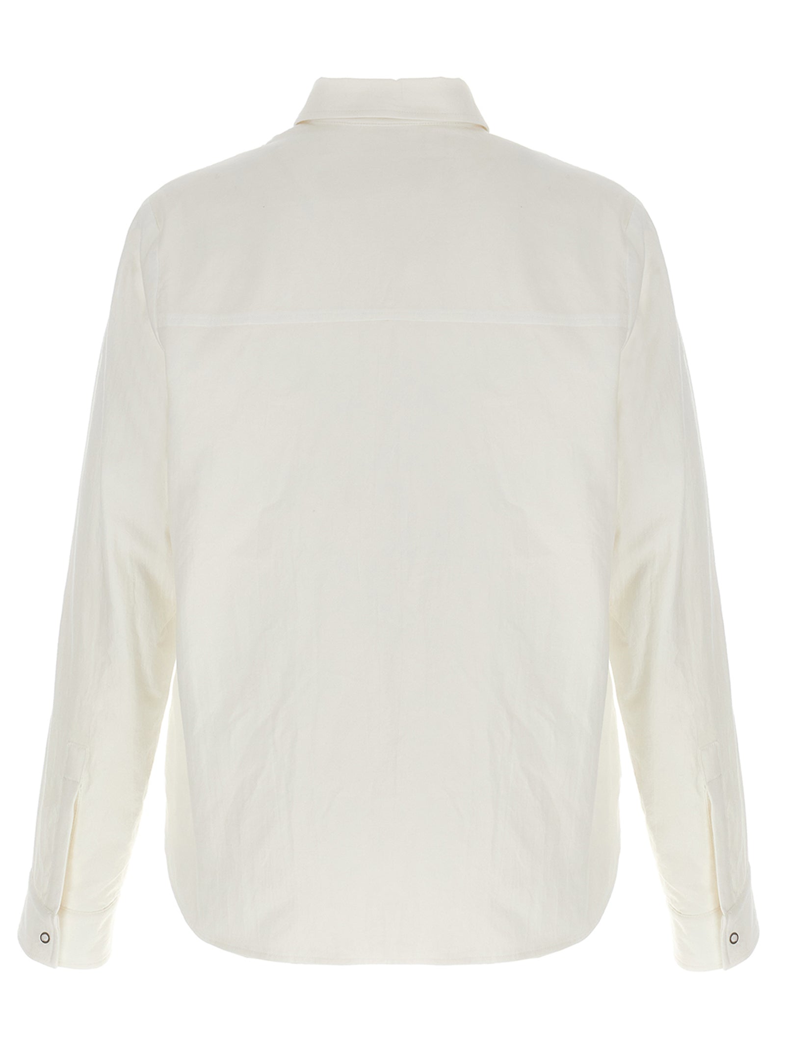 MONCLER GENIUS Weiße Polyamid-Bluse